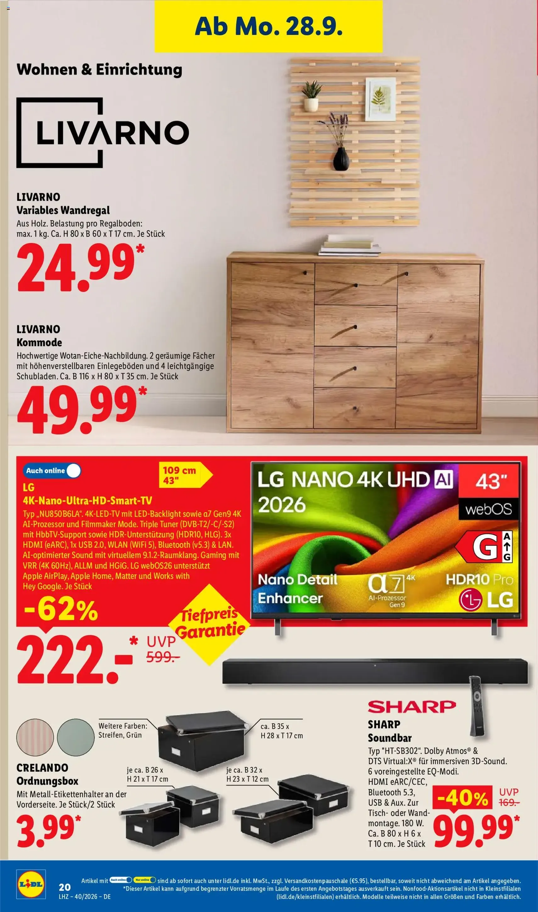 Lidl Prospekt - Gültiger Prospekt ab 28.09.2026, Seite 36 von insgesamt 71