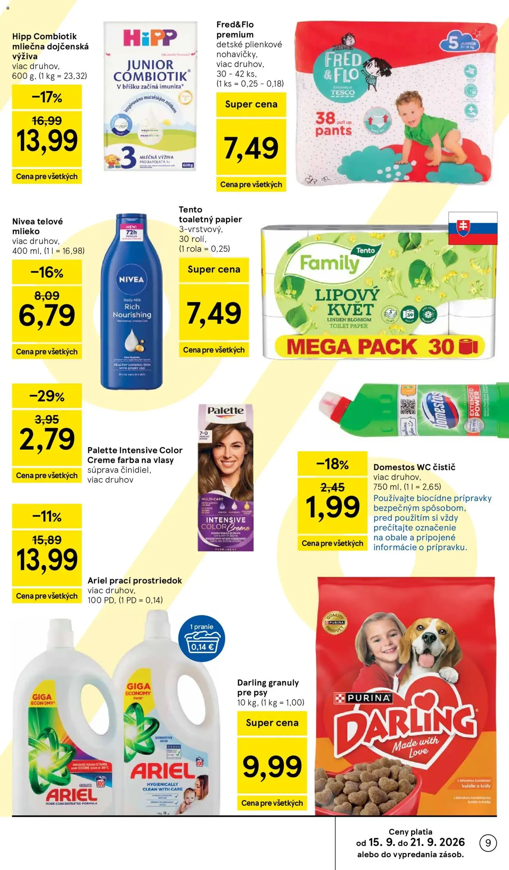 Tesco Hypermarket - leták - platný leták od 16.09.2026 strana 9 z 42