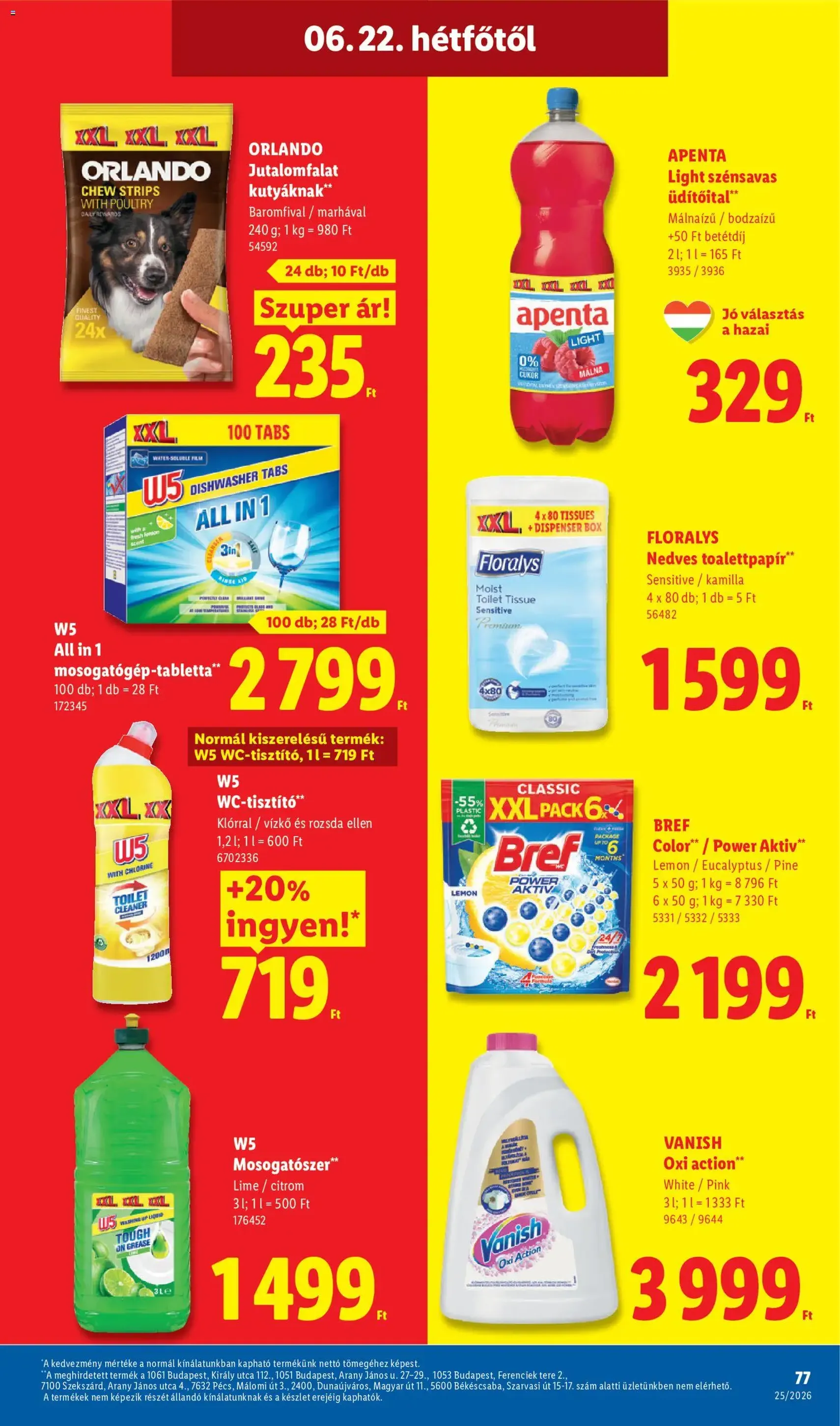 Lidl akciós újság - 2026.06.18. érvényes szórólap 77 oldal 78 oldalból