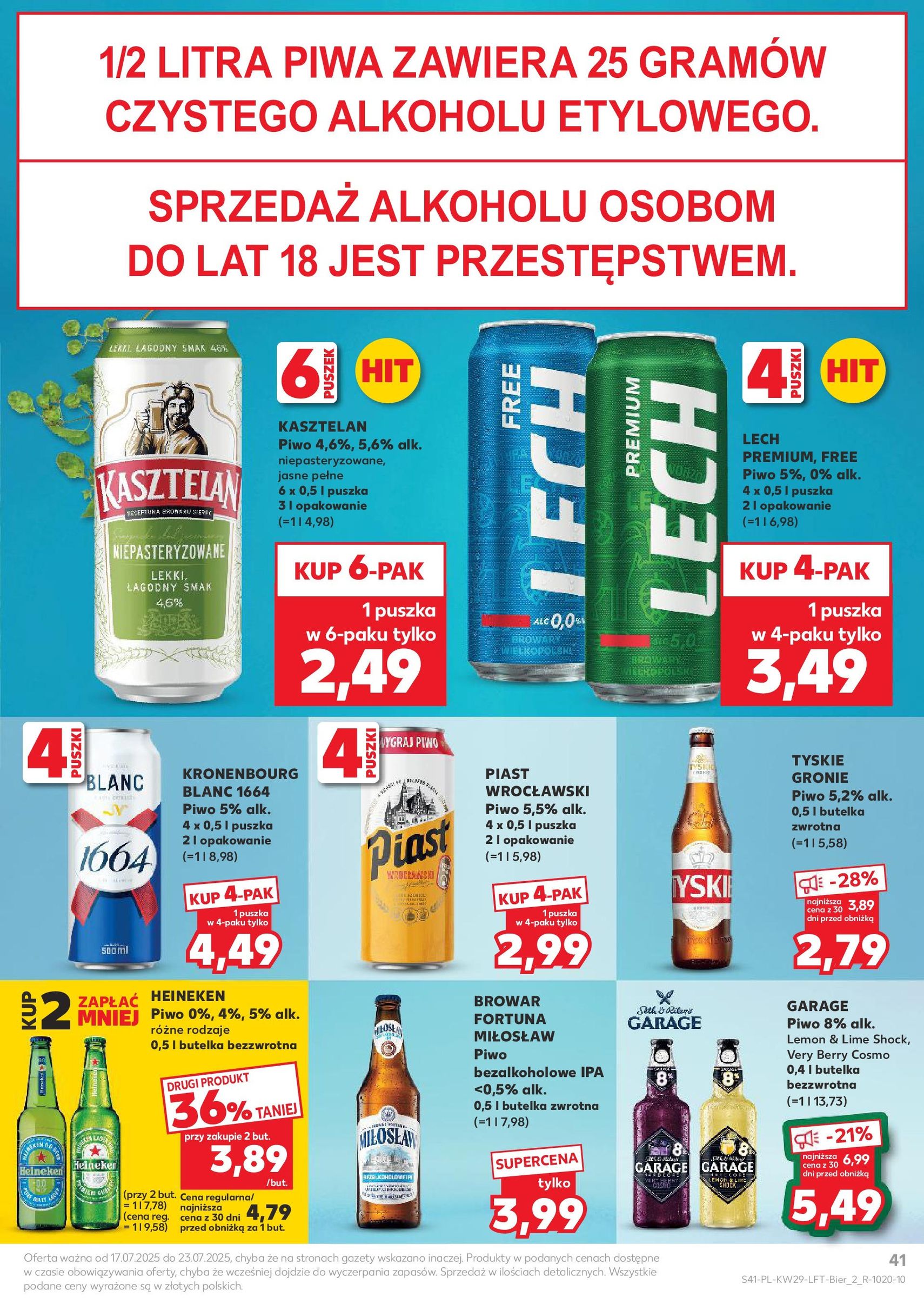 Kaufland gazetka - ważny gazetka od 17.07.2025 strona 41 z 53 Kaufland gazetka - ważny gazetka od 17.07.2025 strona 41 z 53