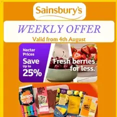 Sainsbury's - Offers - Flyer preview valid from 04/08/2026