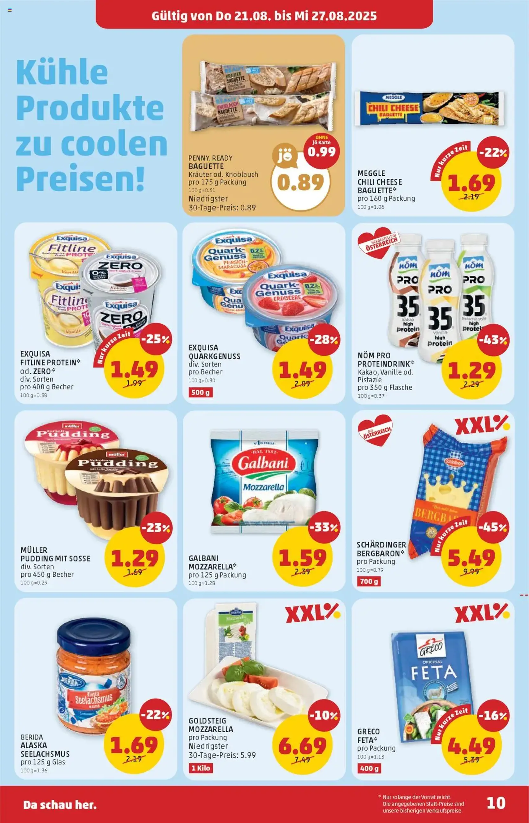 Penny Markt Flugblatt - Gültiger Prospekt ab 21.08.2025, Seite 10 von insgesamt 32