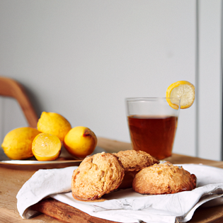 Recipe preview Light & Fluffy Basic Lemonade Scone Recipe