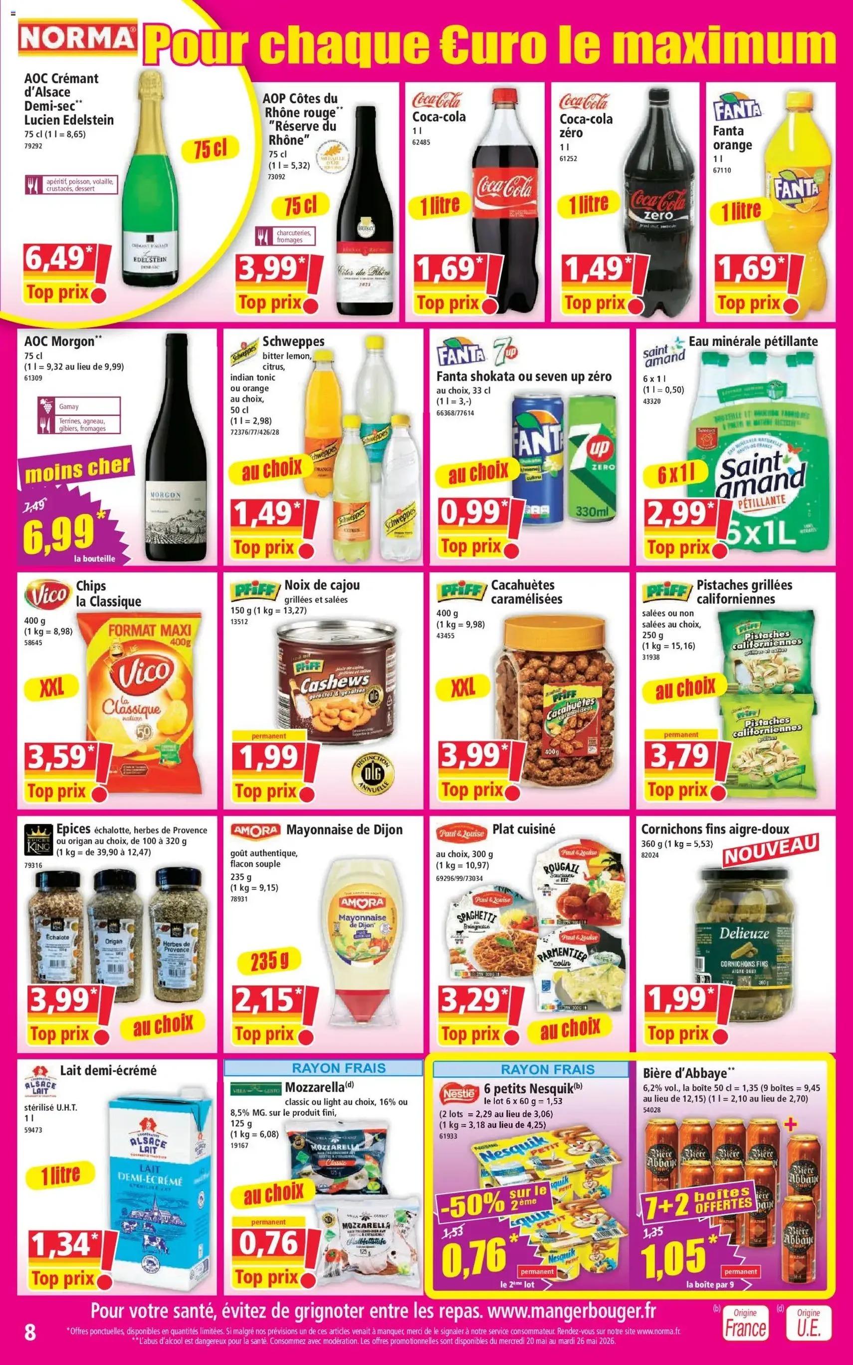 Norma catalogue - brochure valable à partir du 20/05/2026, page 8 sur 12