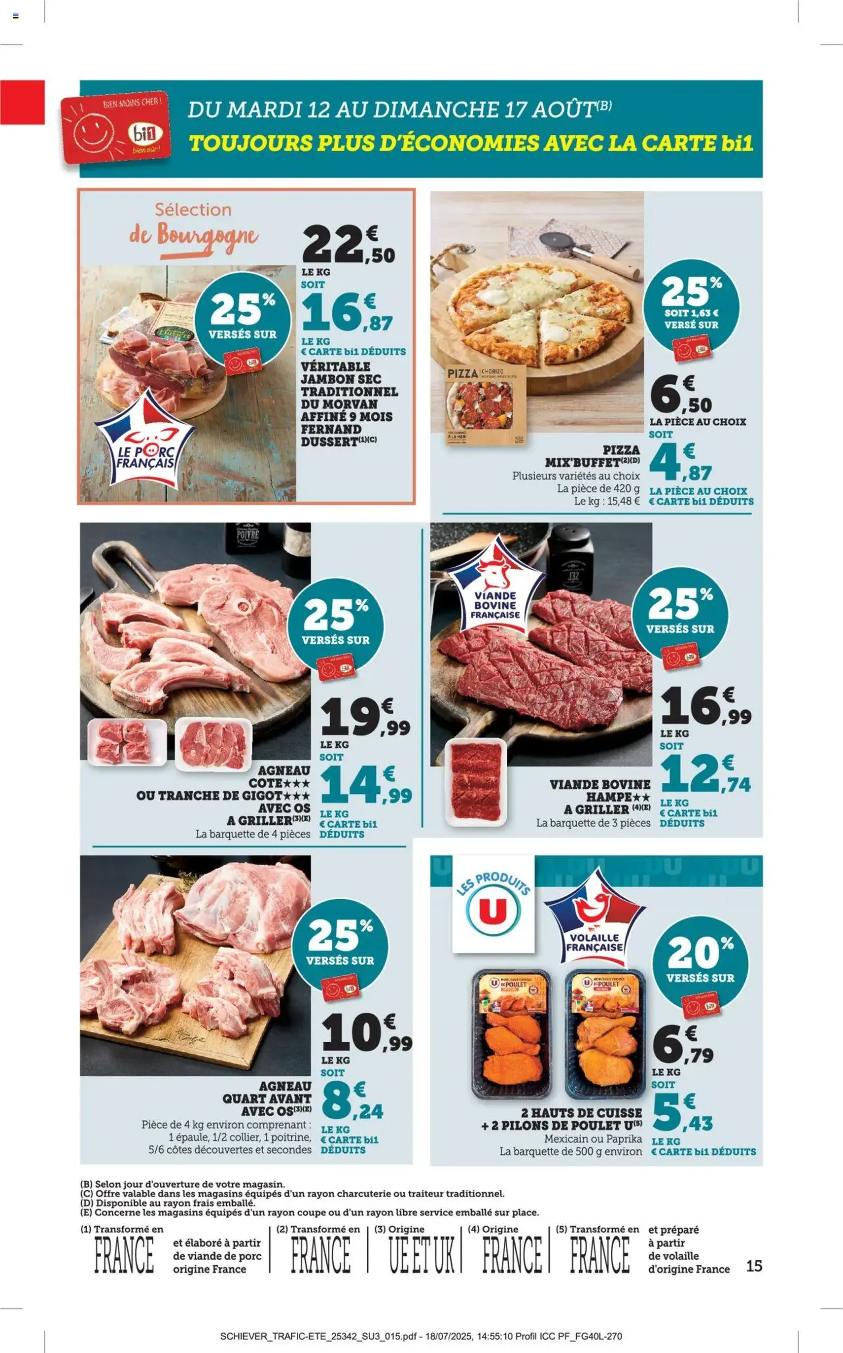 Bi1 catalogue - brochure valable à partir du 11/08/2025, page 15 sur 24