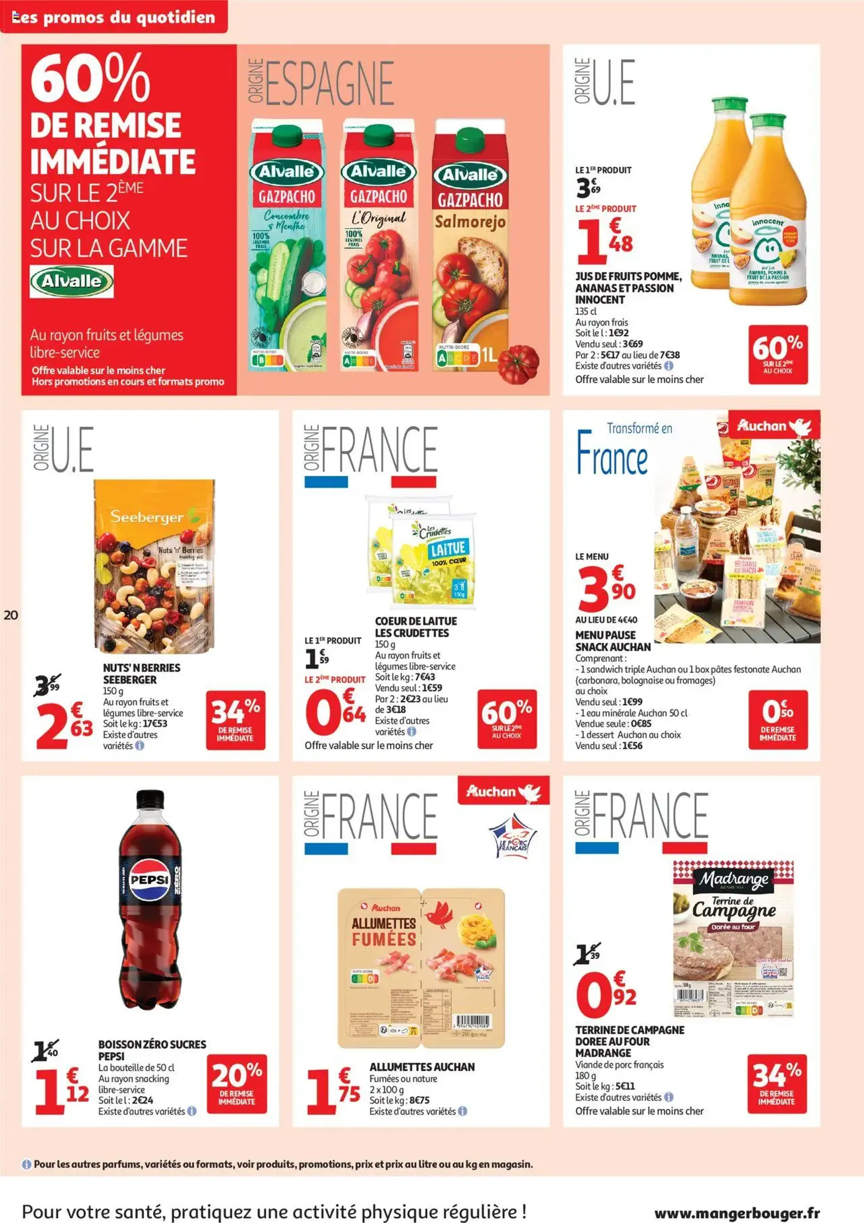 Auchan prospectus - brochure valable à partir du 16/07/2025, page 20 sur 58 Auchan prospectus - brochure valable à partir du 16/07/2025, page 20 sur 58