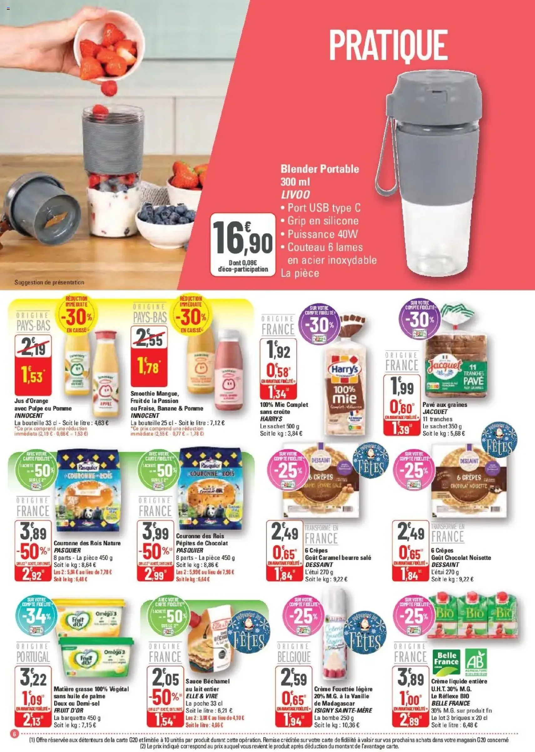 G20 Supermarchés catalogue - brochure valable à partir du 03/12/2025, page 6 sur 24