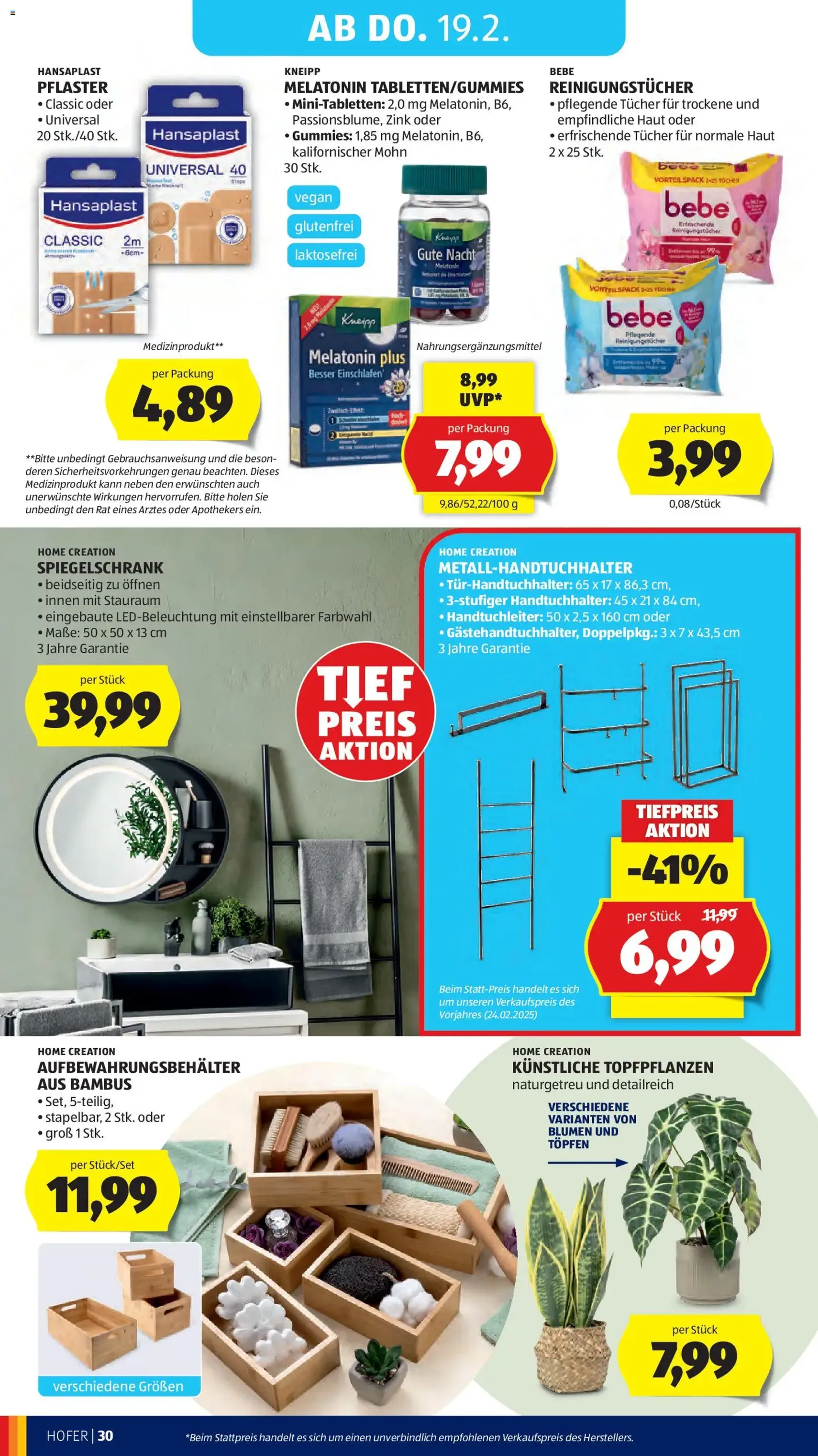 Hofer Flugblatt - Gültiger Prospekt ab 13.02.2026, Seite 34 von insgesamt 41