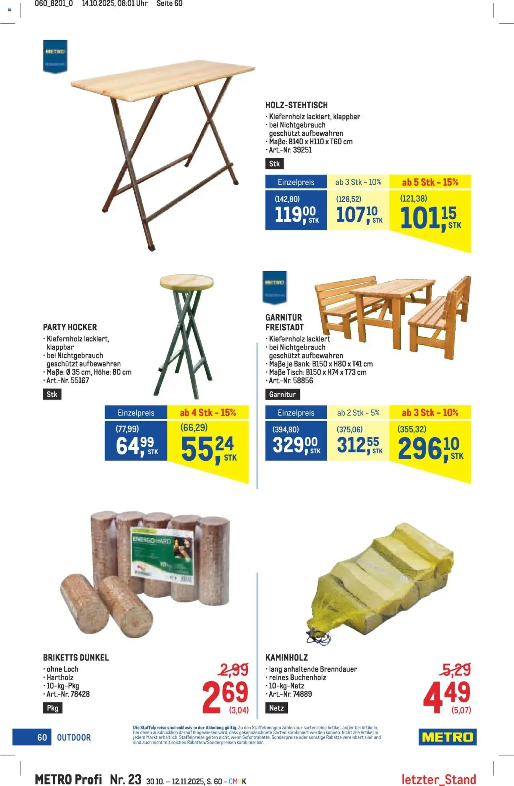 Metro angebote Profi - Gültiger Prospekt ab 30.10.2025, Seite 60 von insgesamt 64 Metro angebote Profi - Gültiger Prospekt ab 30.10.2025, Seite 60 von insgesamt 64