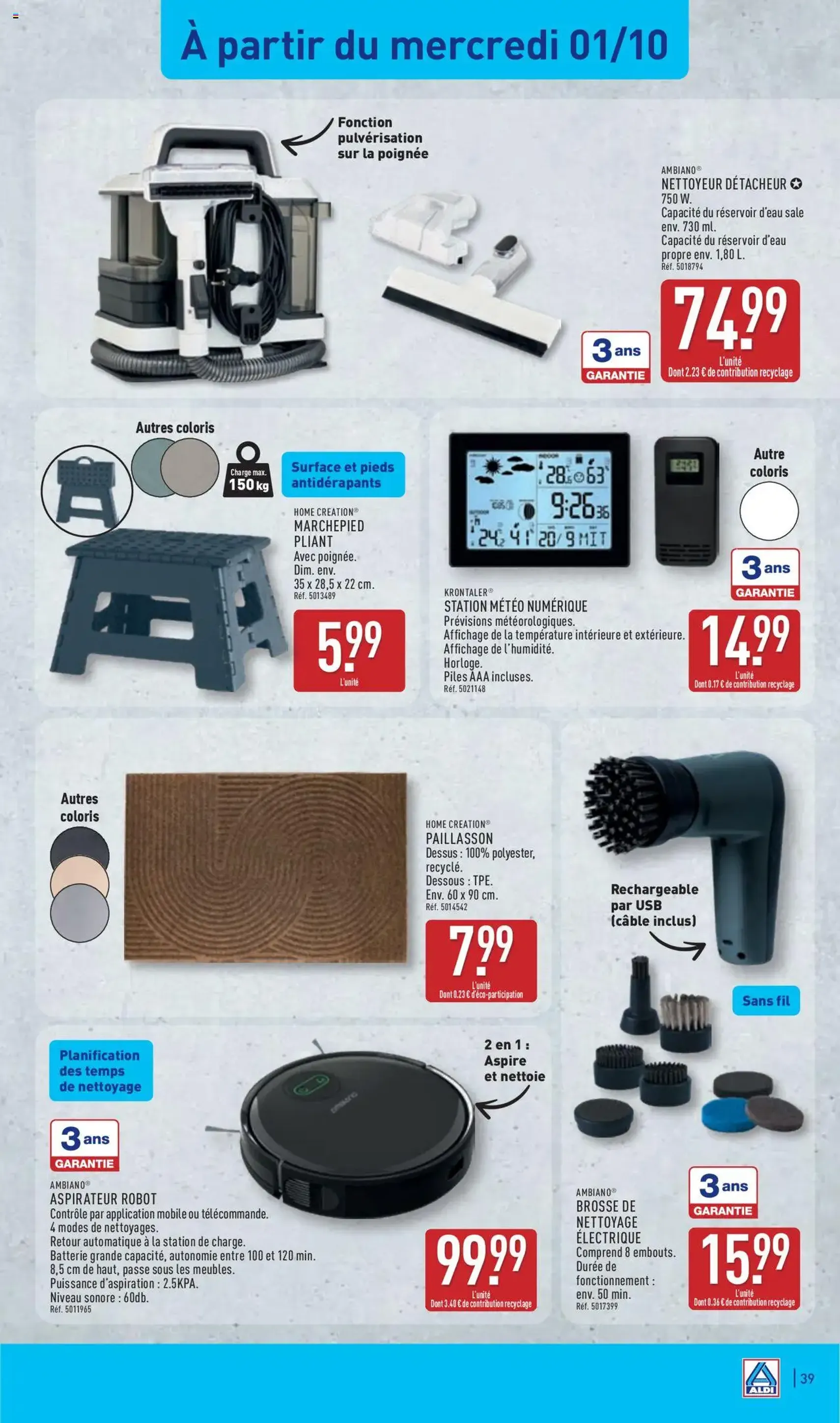 Aldi catalogue semaine 40 - brochure valable à partir du 30/09/2025, page 41 sur 51 Aldi catalogue semaine 40 - brochure valable à partir du 30/09/2025, page 41 sur 51