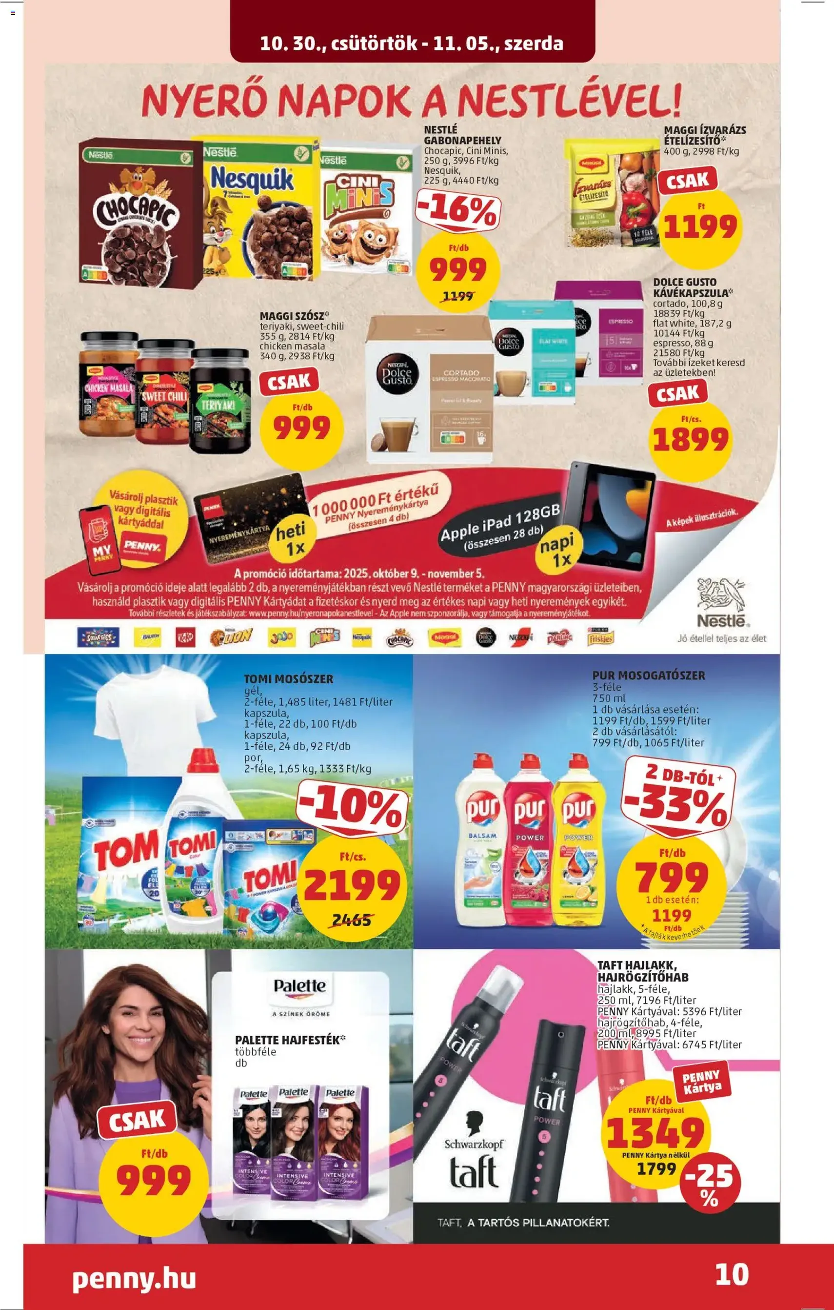 PENNY Akciós újság - 2025.10.30. érvényes szórólap 14 oldal 38 oldalból PENNY Akciós újság - 2025.10.30. érvényes szórólap 14 oldal 38 oldalból