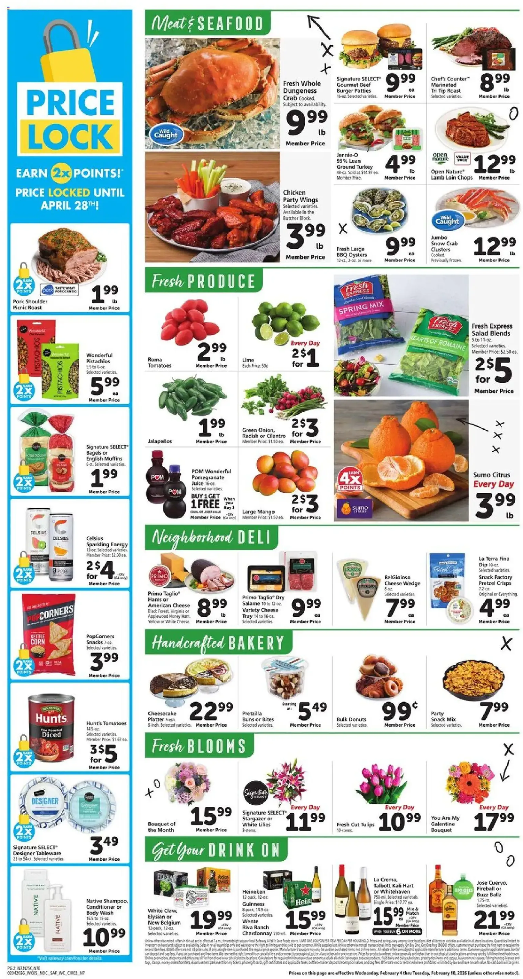 Safeway Weekly Ad - valid flyer from 02/04/2026, page 4 of 12