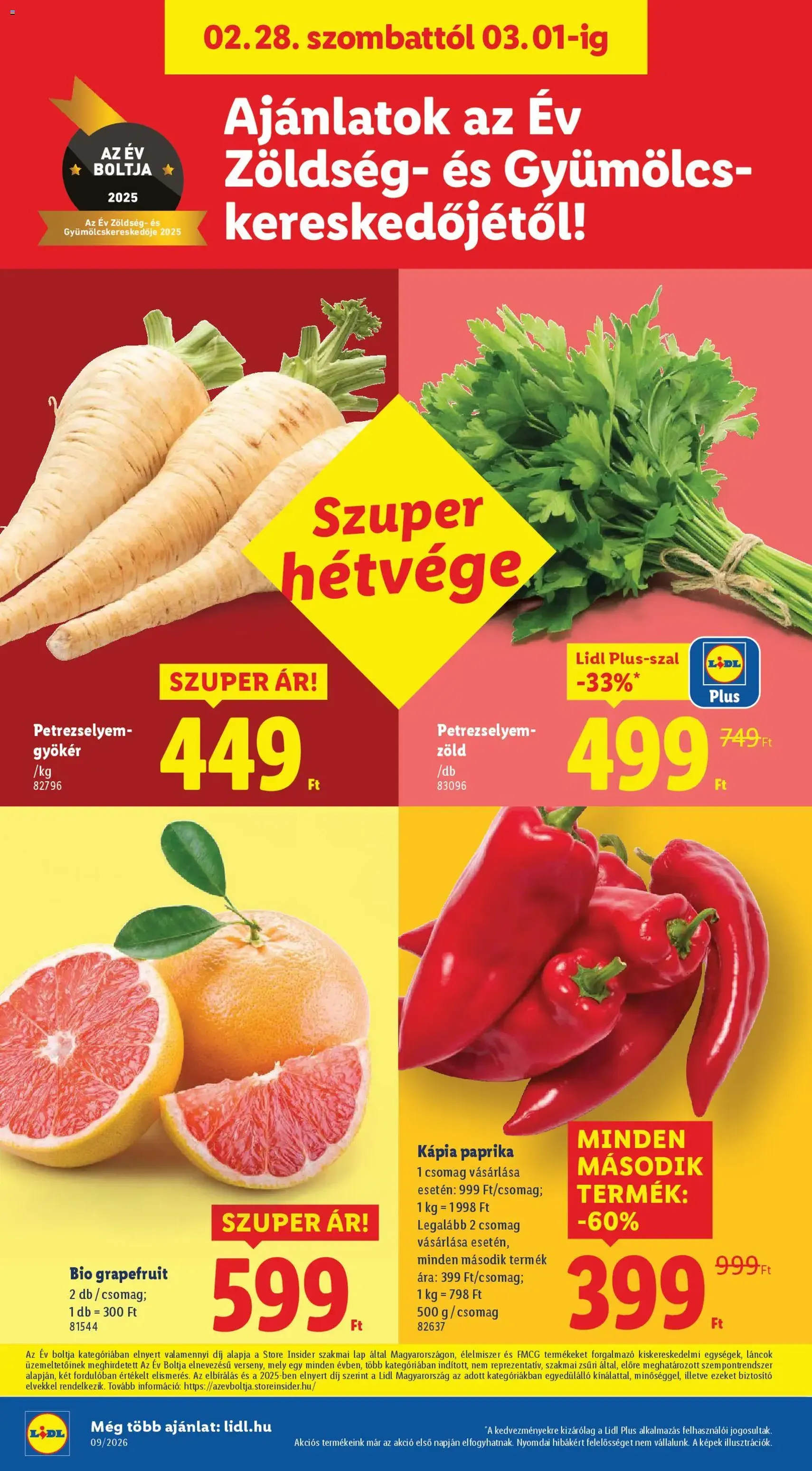 Lidl Akciós újság - 2026.02.26. érvényes szórólap 46 oldal 80 oldalból