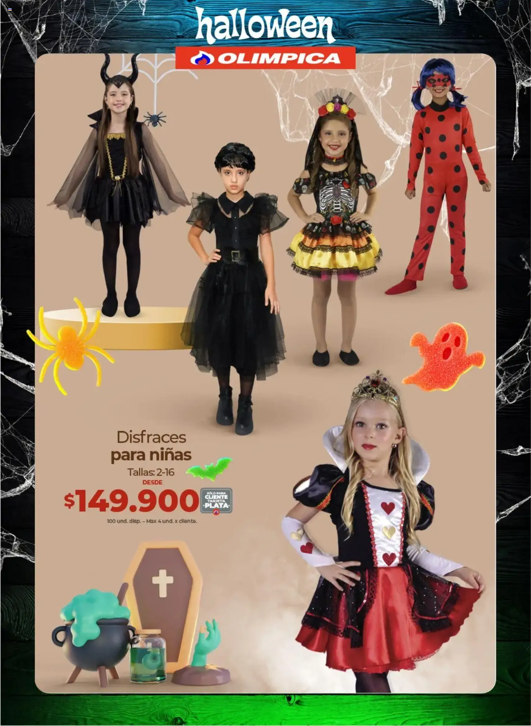 Olímpica - Disfraces para Halloween - folleto válido desde 01/10/2025 página 3 de 11 Olímpica - Disfraces para Halloween - folleto válido desde 01/10/2025 página 3 de 11