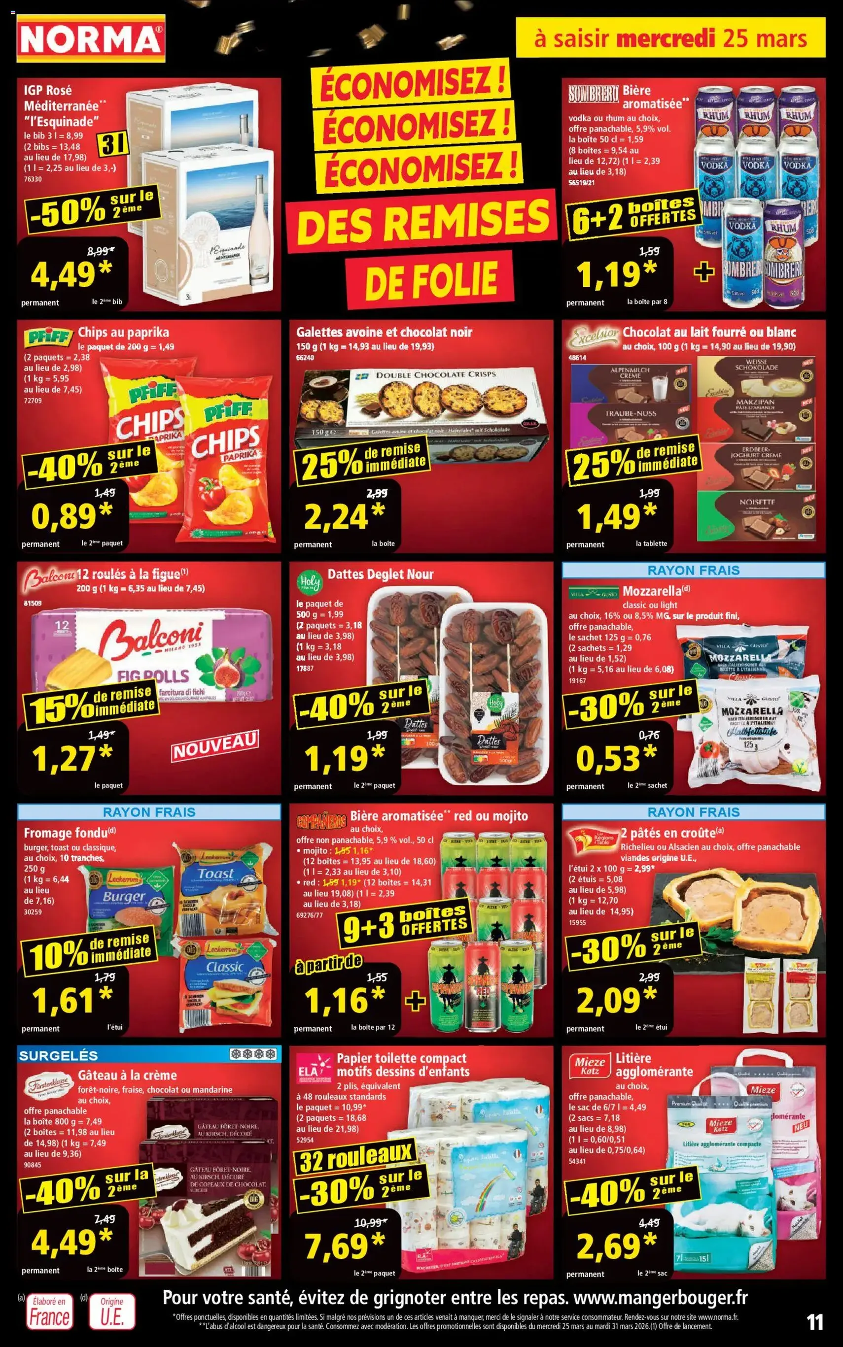 Norma catalogue - brochure valable à partir du 25/03/2026, page 11 sur 14