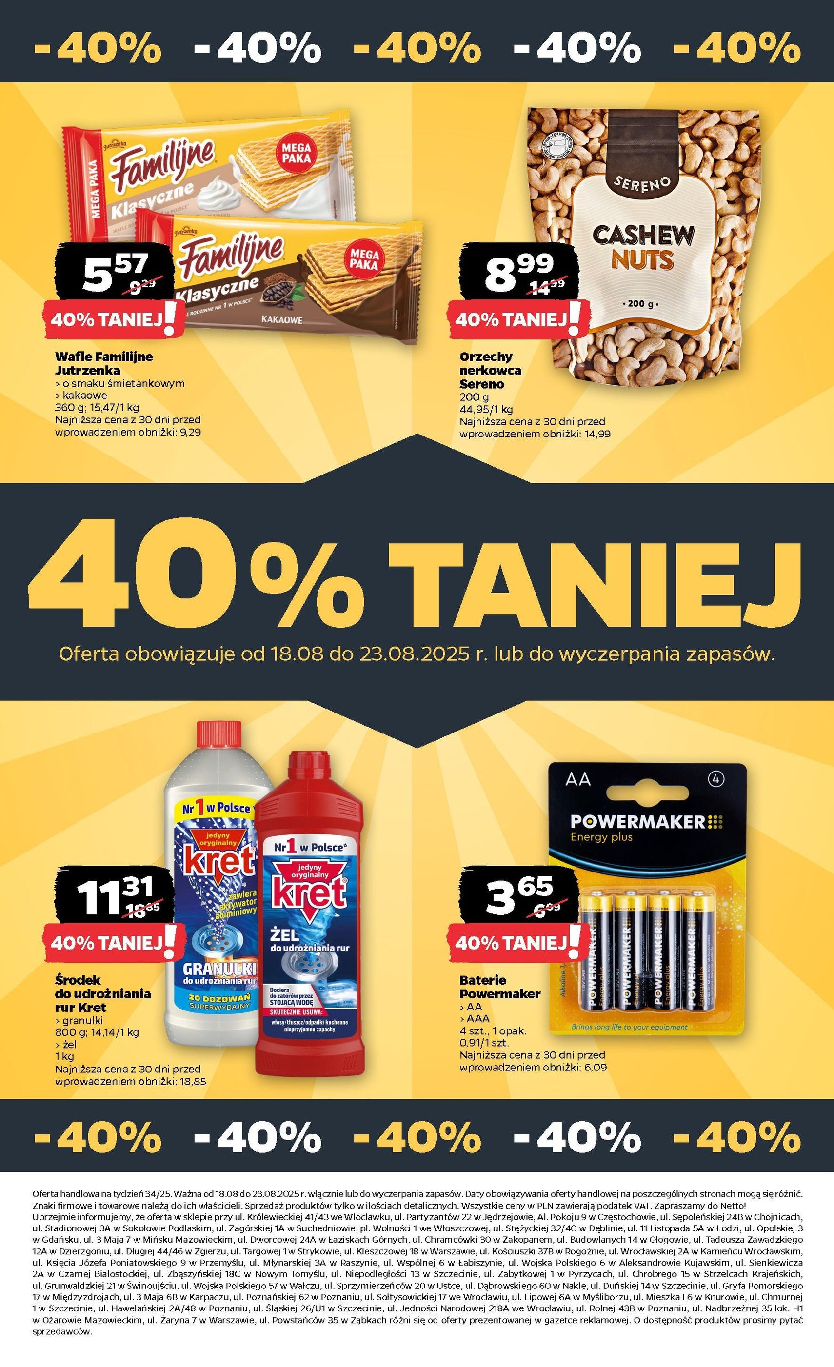 Netto gazetka - Spożywcza - ważny gazetka od 18.08.2025 strona 26 z 33 Netto gazetka - Spożywcza - ważny gazetka od 18.08.2025 strona 26 z 33