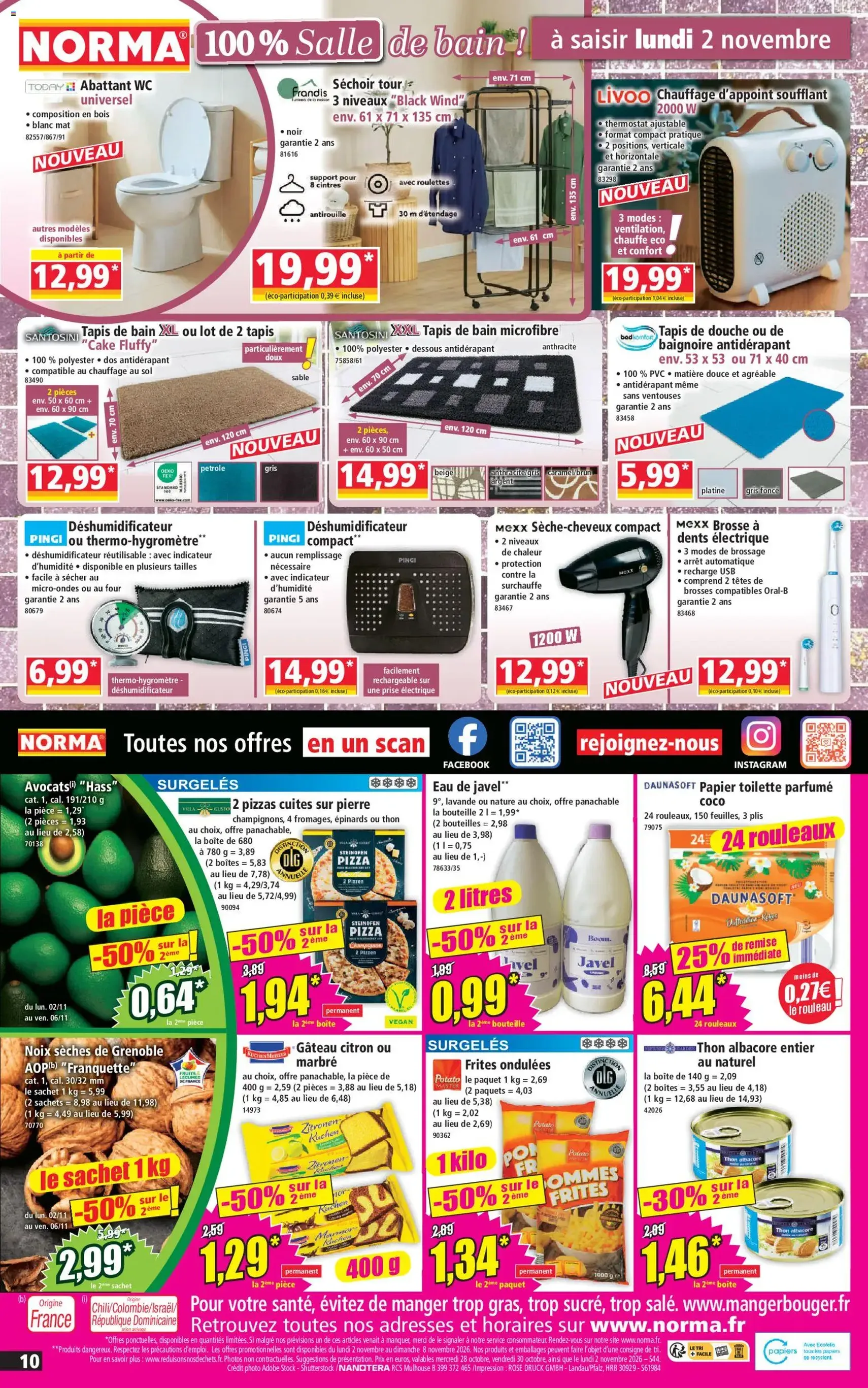 Norma catalogue - brochure valable à partir du 28/10/2026, page 10 sur 12