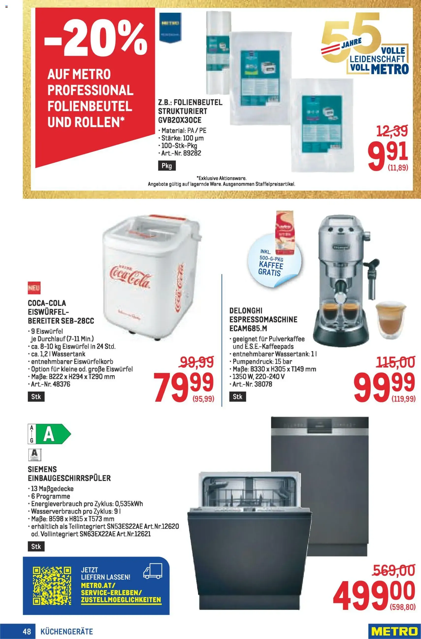 Metro angebote Profi - Gültiger Prospekt ab 16.04.2026, Seite 48 von insgesamt 64