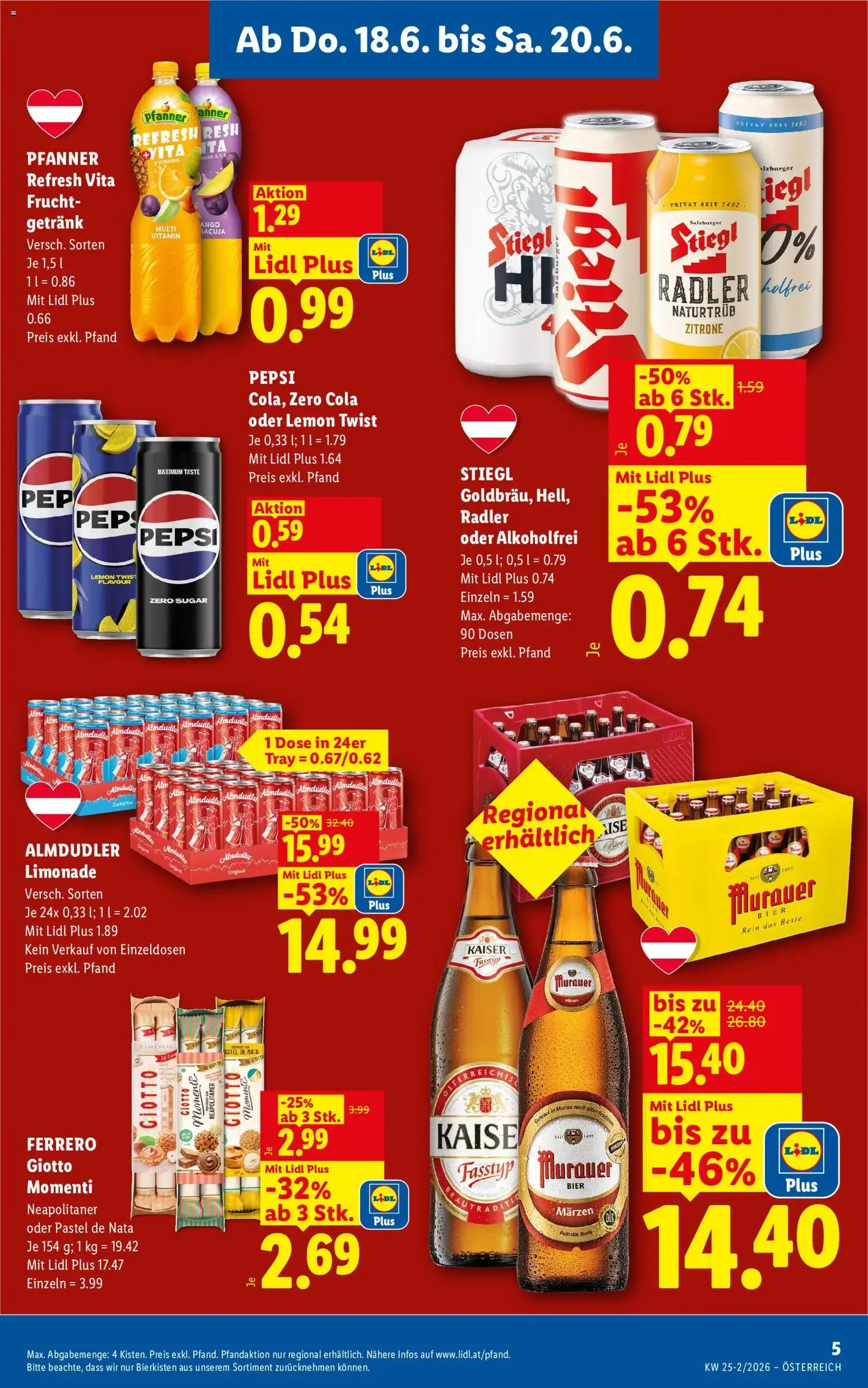 Lidl Flugblatt - Gültiger Prospekt ab 18.06.2026, Seite 5 von insgesamt 59