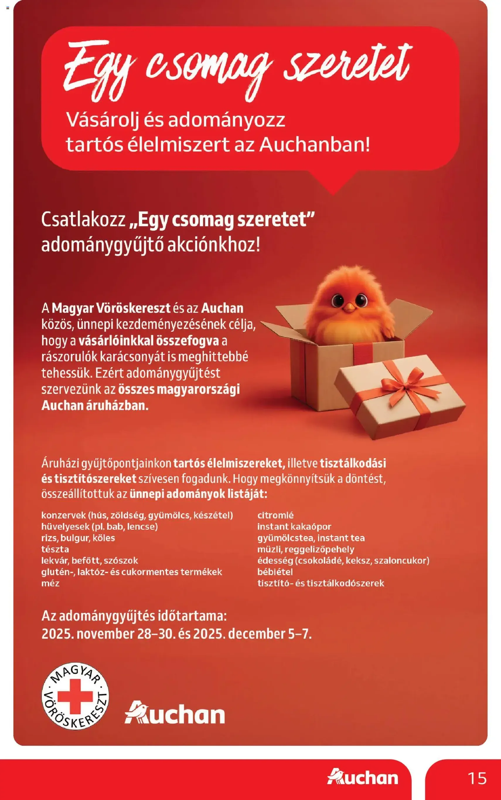 Auchan Akciós újság - 2025.12.04. érvényes szórólap 15 oldal 92 oldalból