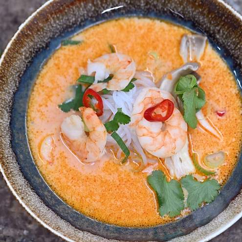 Polévka Tom Yum Goong - krok přípravy 1