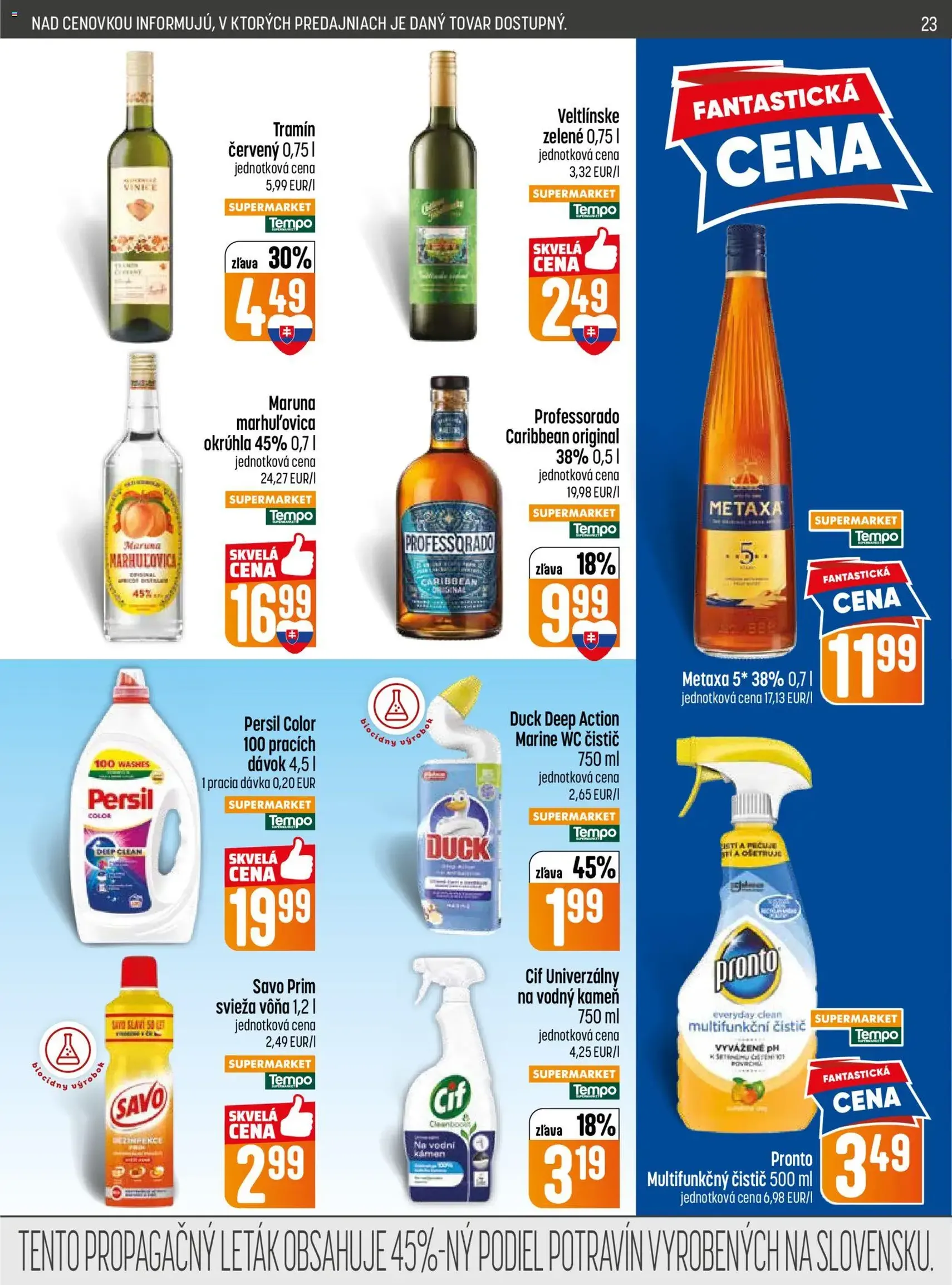 COOP Jednota leták - platný leták od 14.05.2026 strana 23 z 28
