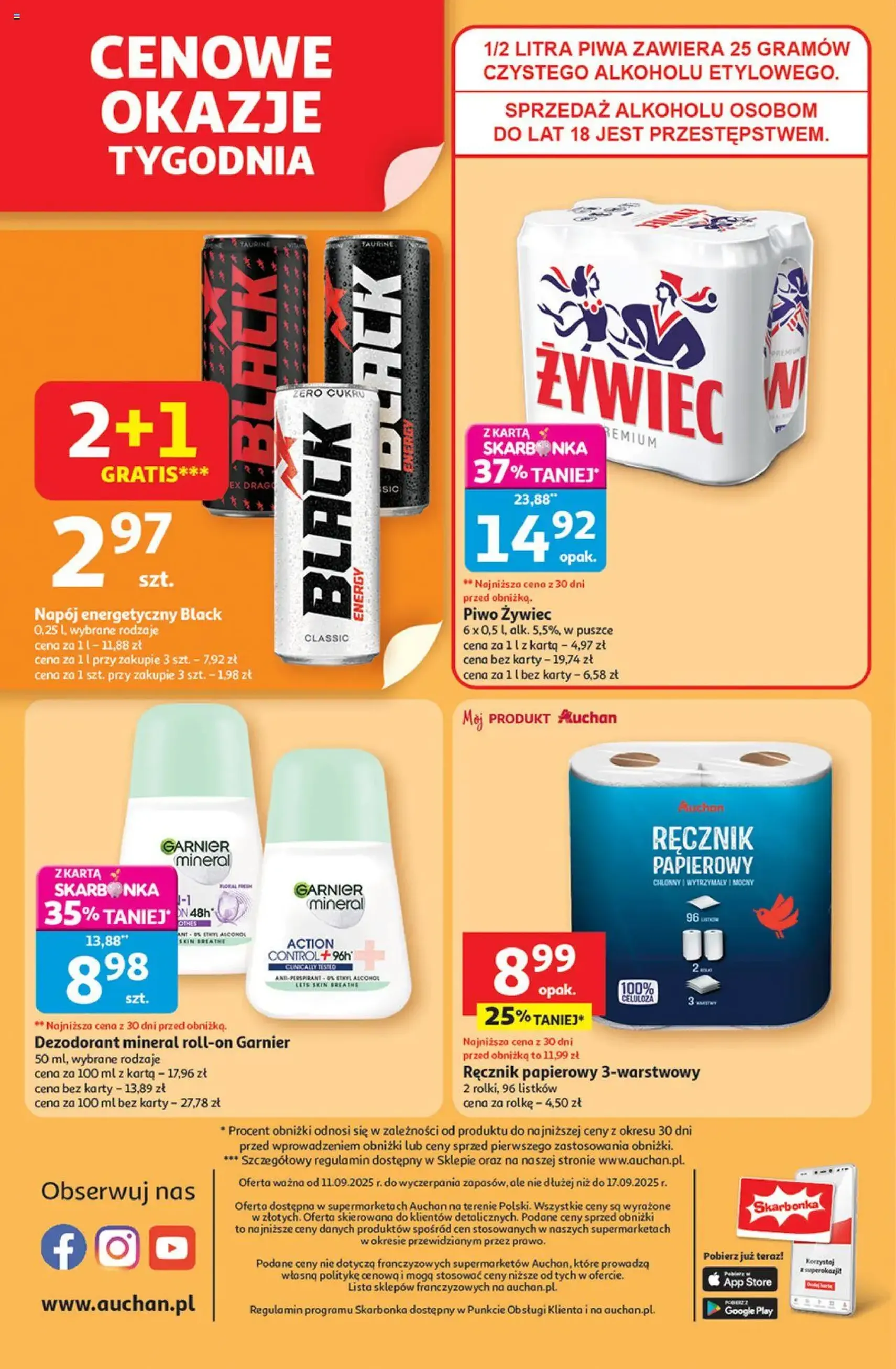 Auchan Gazetka - ważny gazetka od 11.09.2025 strona 8 z 8 Auchan Gazetka - ważny gazetka od 11.09.2025 strona 8 z 8