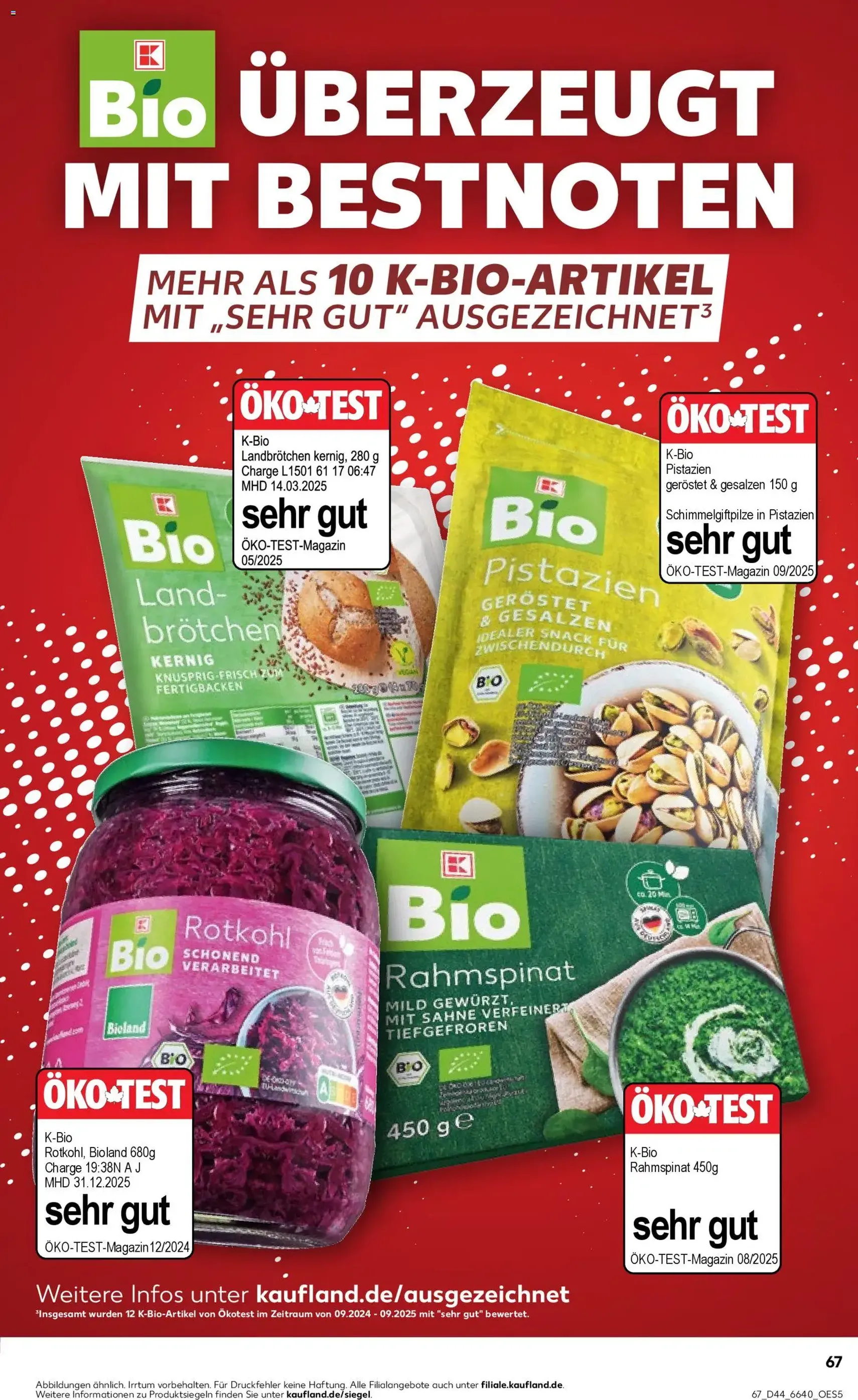 Kaufland Prospekt - Gültiger Prospekt ab 30.10.2025, Seite 67 von insgesamt 71 Kaufland Prospekt - Gültiger Prospekt ab 30.10.2025, Seite 67 von insgesamt 71
