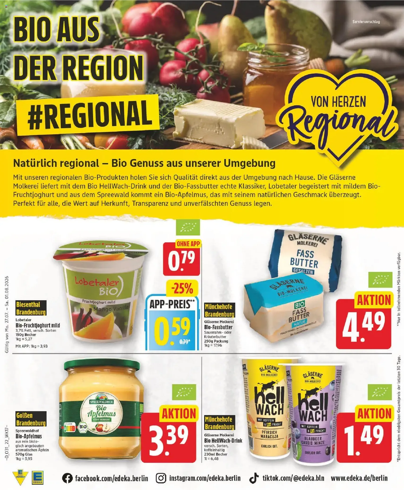 Edeka Prospekt - Gültiger Prospekt ab 27.07.2026, Seite 22 von insgesamt 28