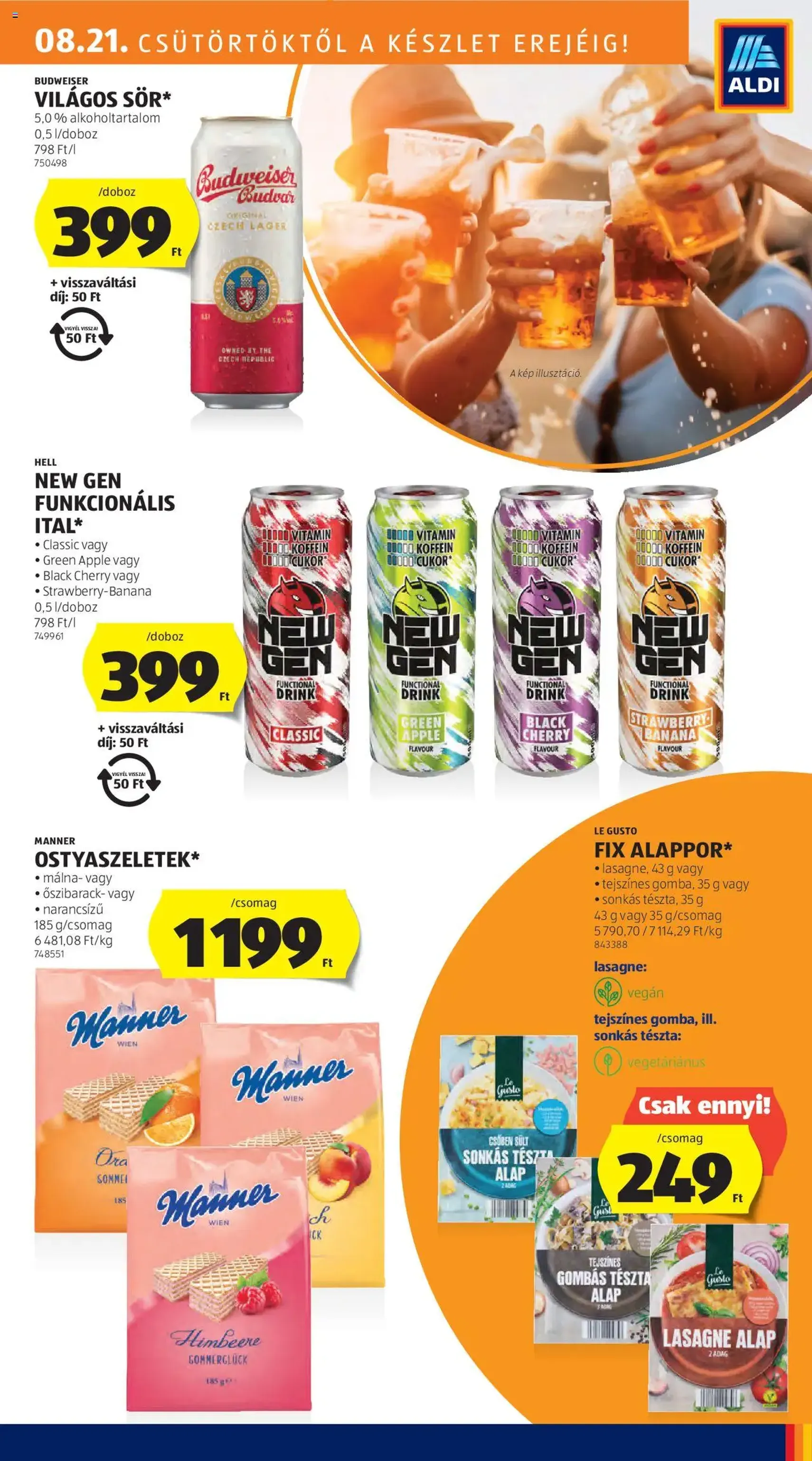 Aldi Akciós újság - 2025.08.21. érvényes szórólap 17 oldal 46 oldalból