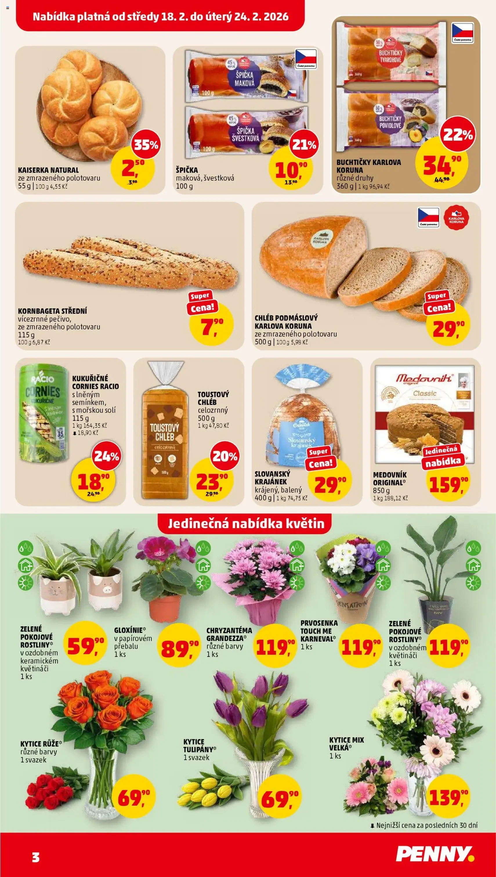 Penny Market leták - Čtvrtečník - platný leták od 18.02.2026 strana 3 z 33