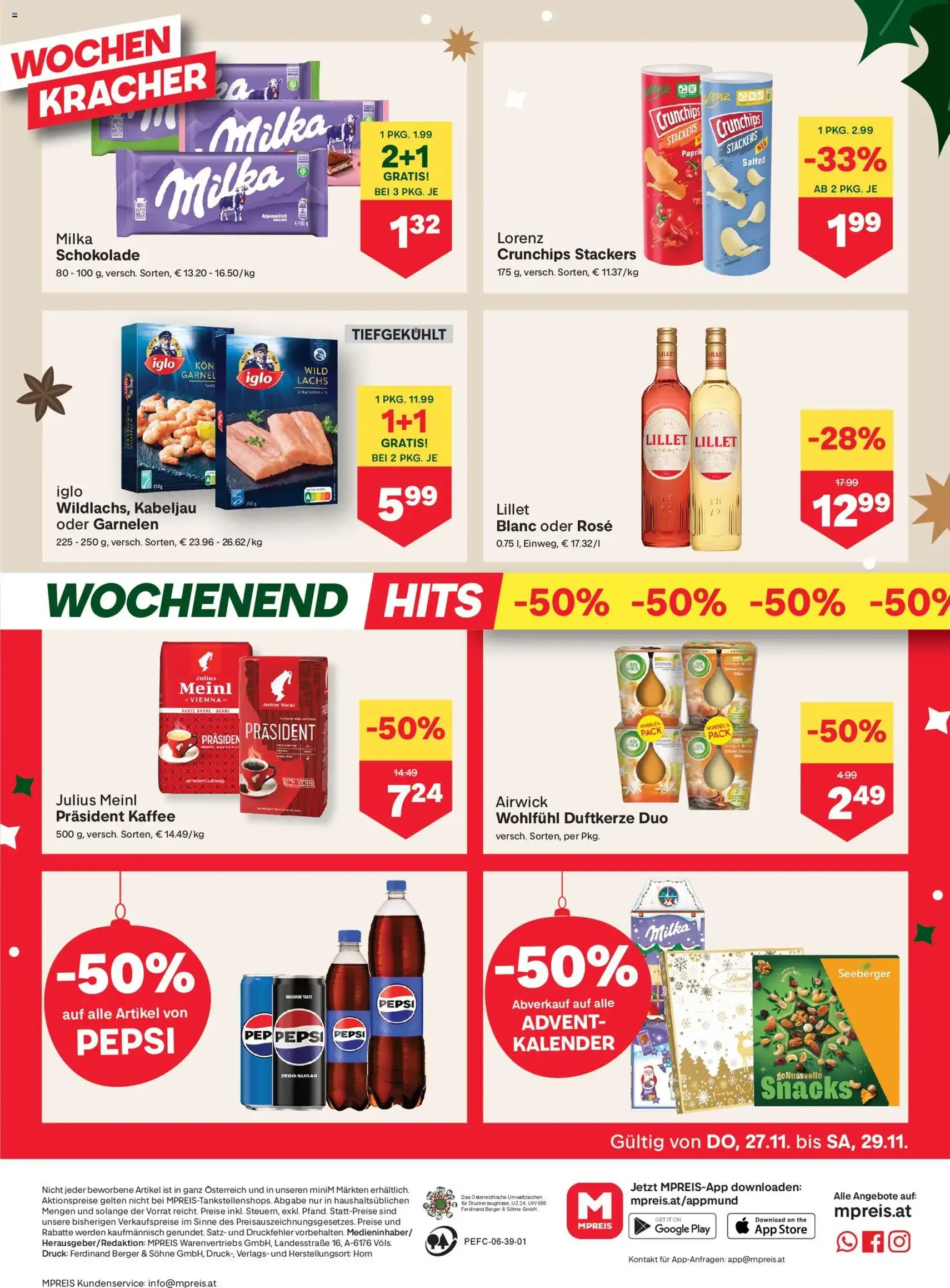 MPREIS Flugblatt - Gültiger Prospekt ab 27.11.2025, Seite 12 von insgesamt 15