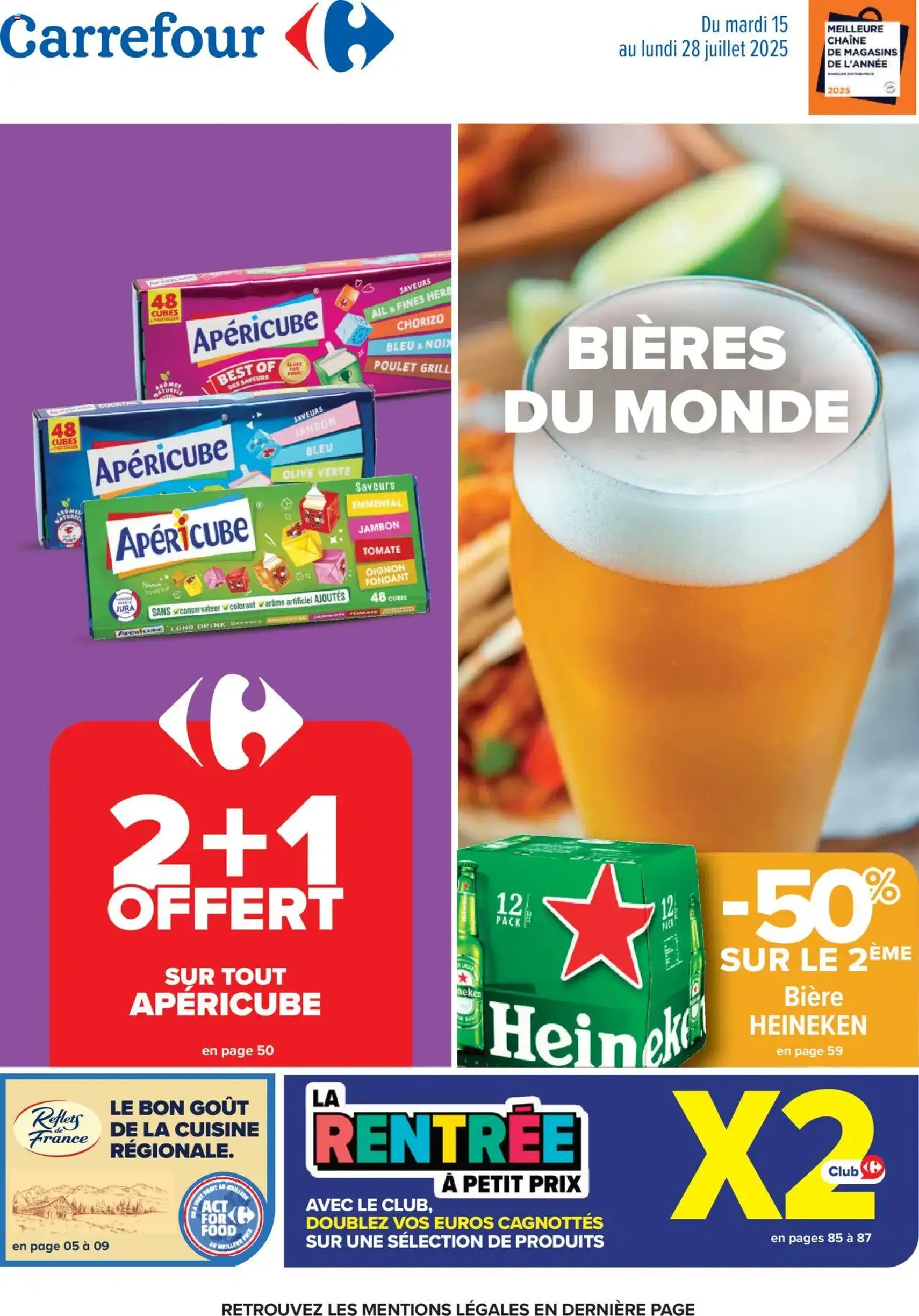 Carrefour catalogue semaine 29 - brochure valable à partir du 15/07/2025, page 1 sur 95