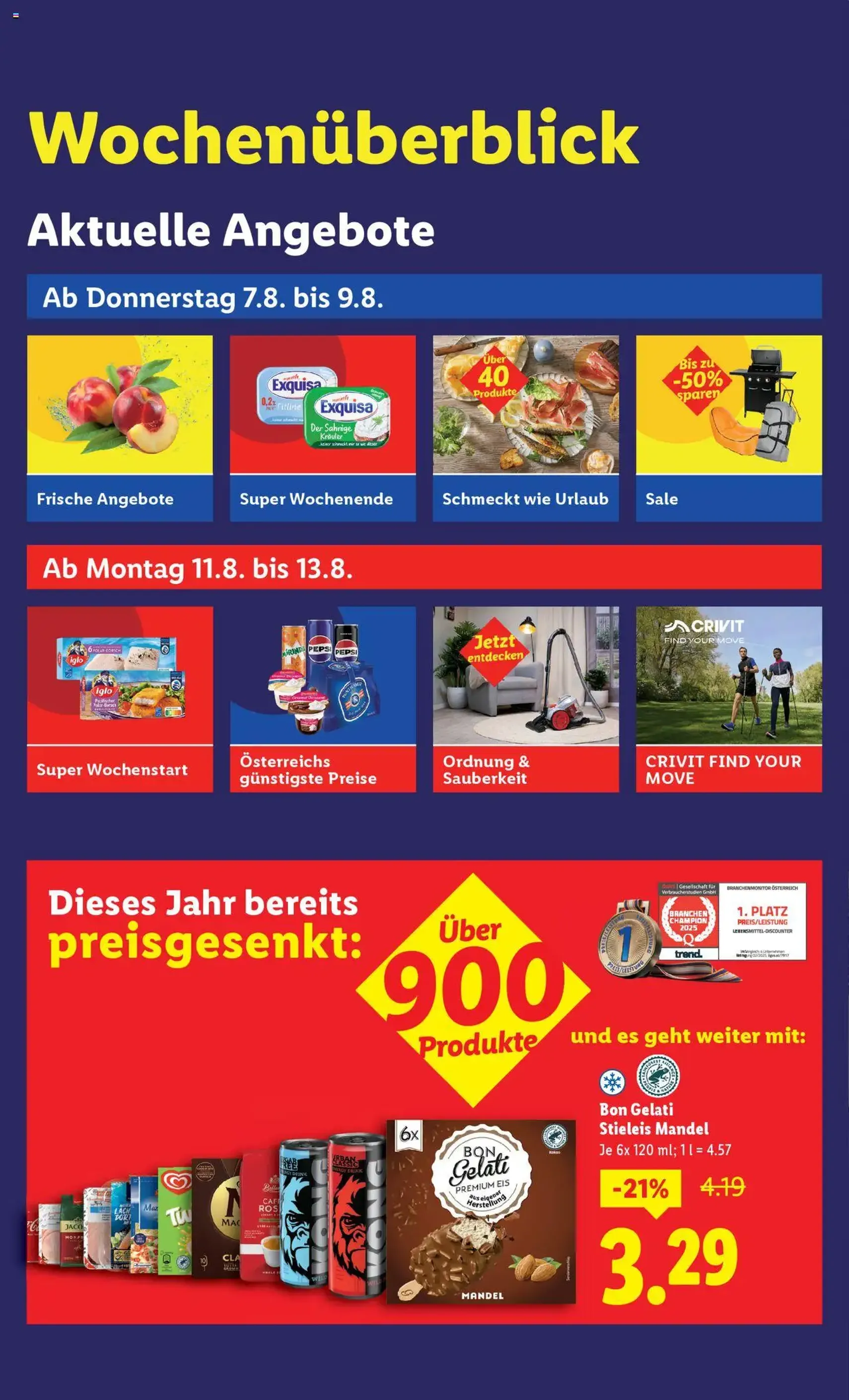 Lidl Flugblatt - Gültiger Prospekt ab 07.08.2025, Seite 2 von insgesamt 46 Lidl Flugblatt - Gültiger Prospekt ab 07.08.2025, Seite 2 von insgesamt 46