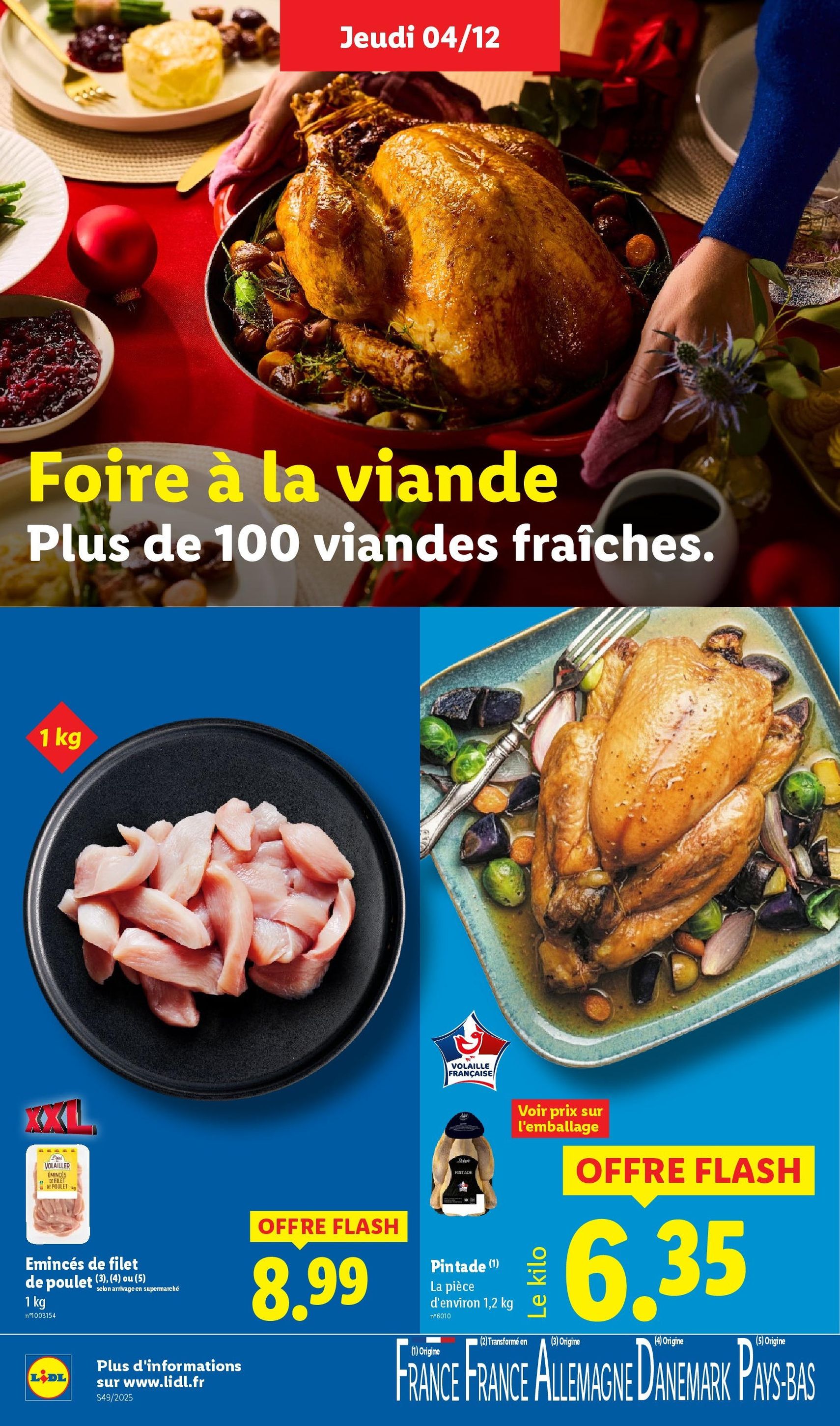LIDL catalogue semaine 49 - brochure valable à partir du 04/12/2025, page 6 sur 96