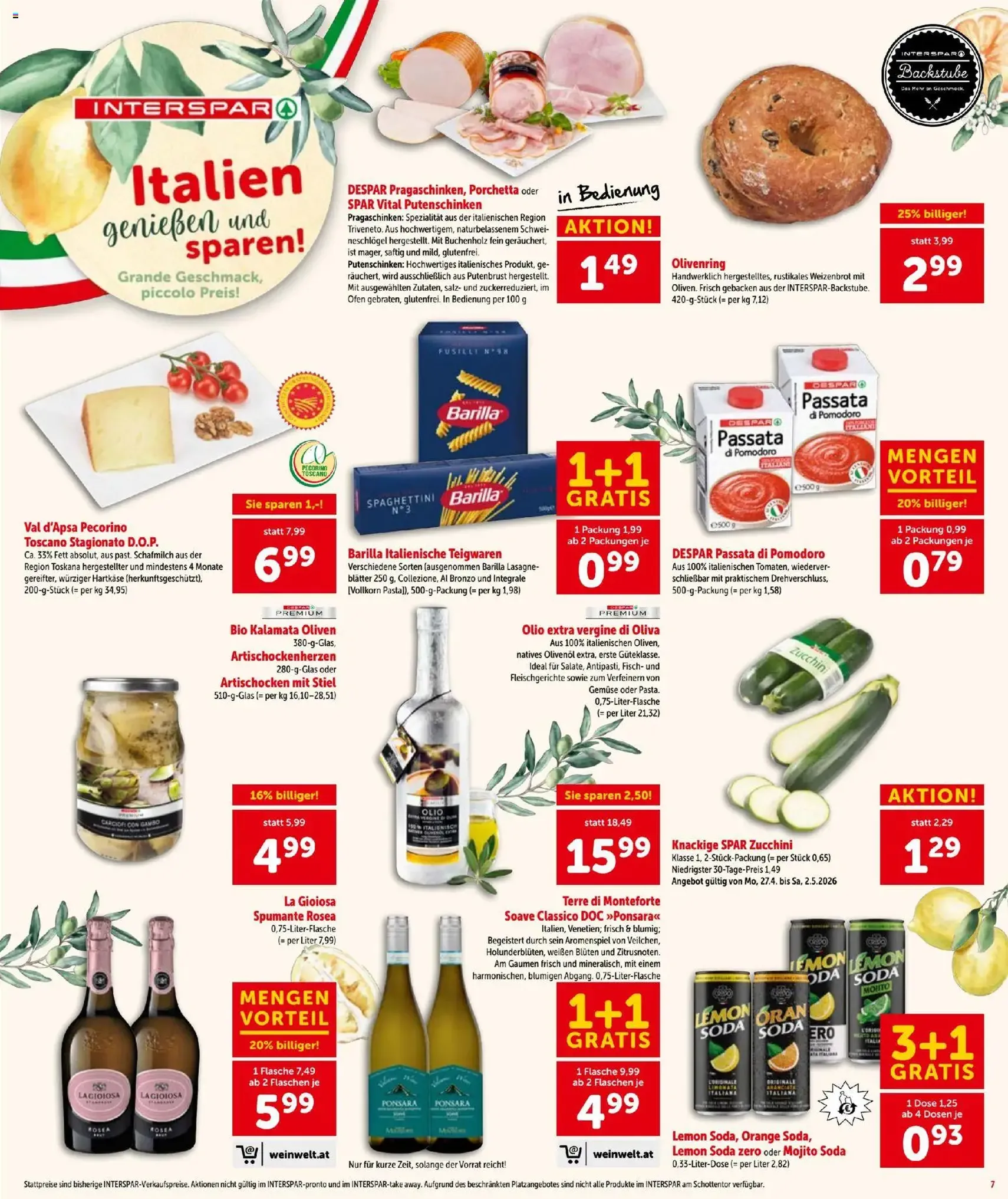 Interspar - Flugblatt - Gültiger Prospekt ab 30.04.2026, Seite 7 von insgesamt 16