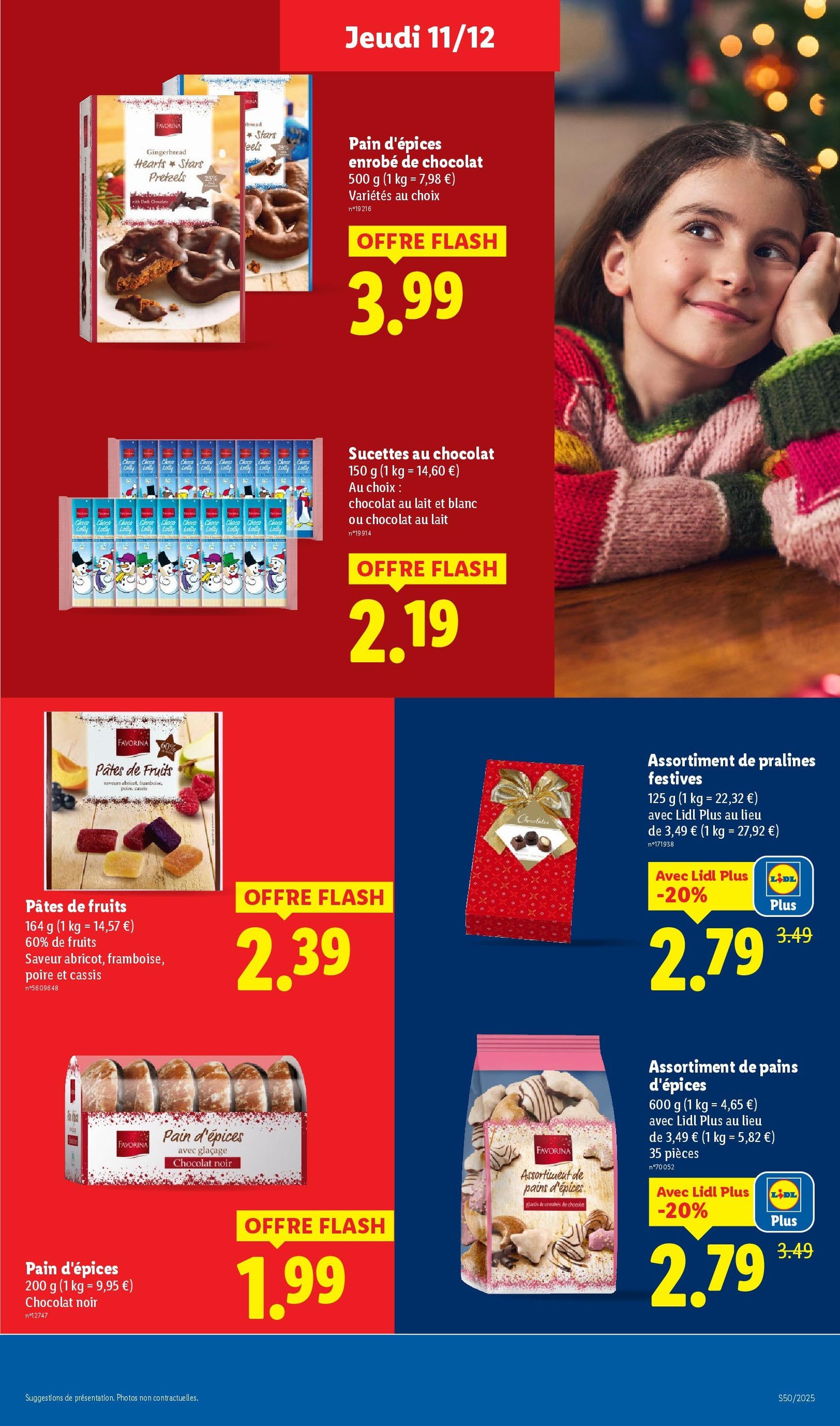 LIDL catalogue semaine 50 - brochure valable à partir du 11/12/2025, page 39 sur 88