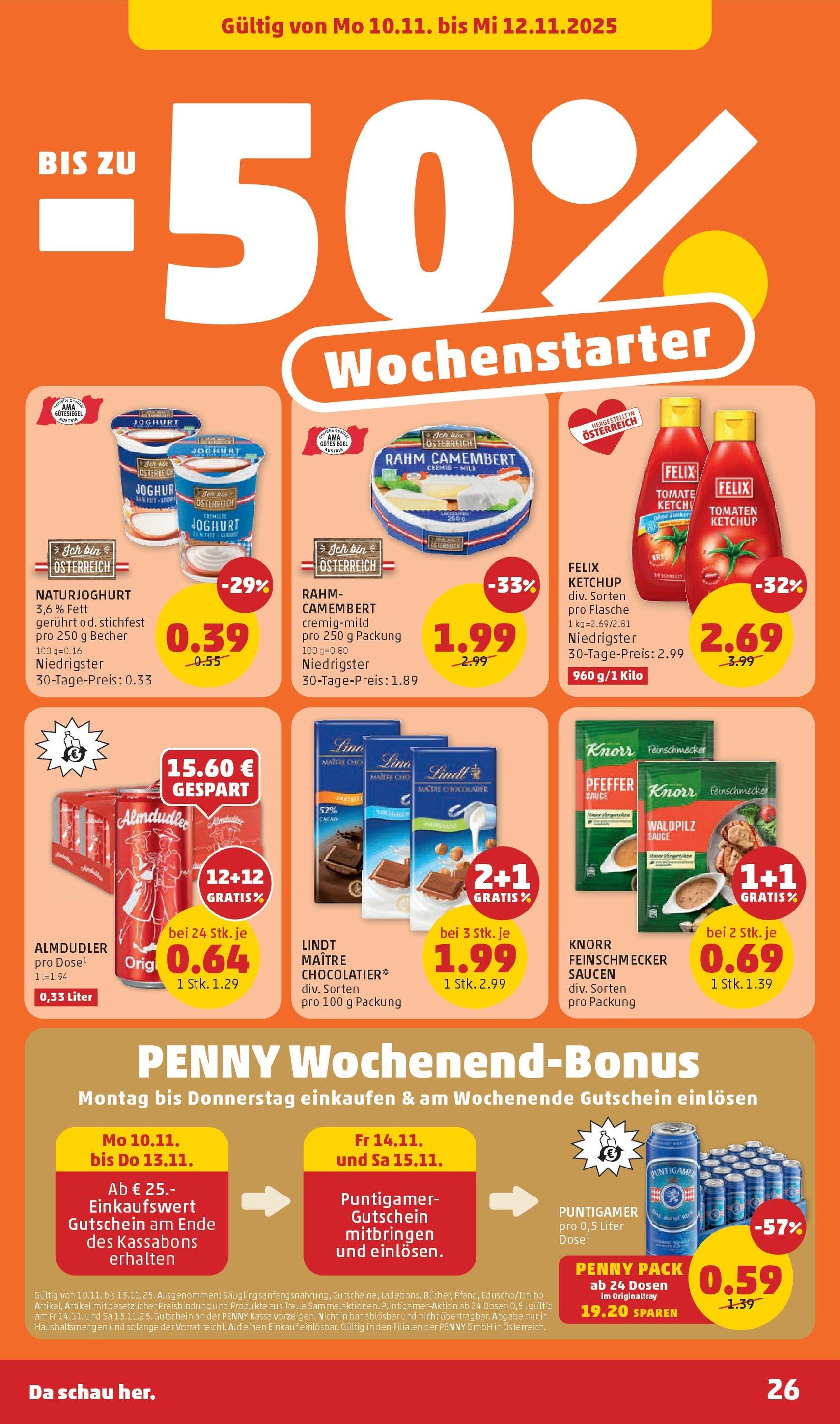 Penny Markt Flugblatt - Gültiger Prospekt ab 06.11.2025, Seite 26 von insgesamt 32
