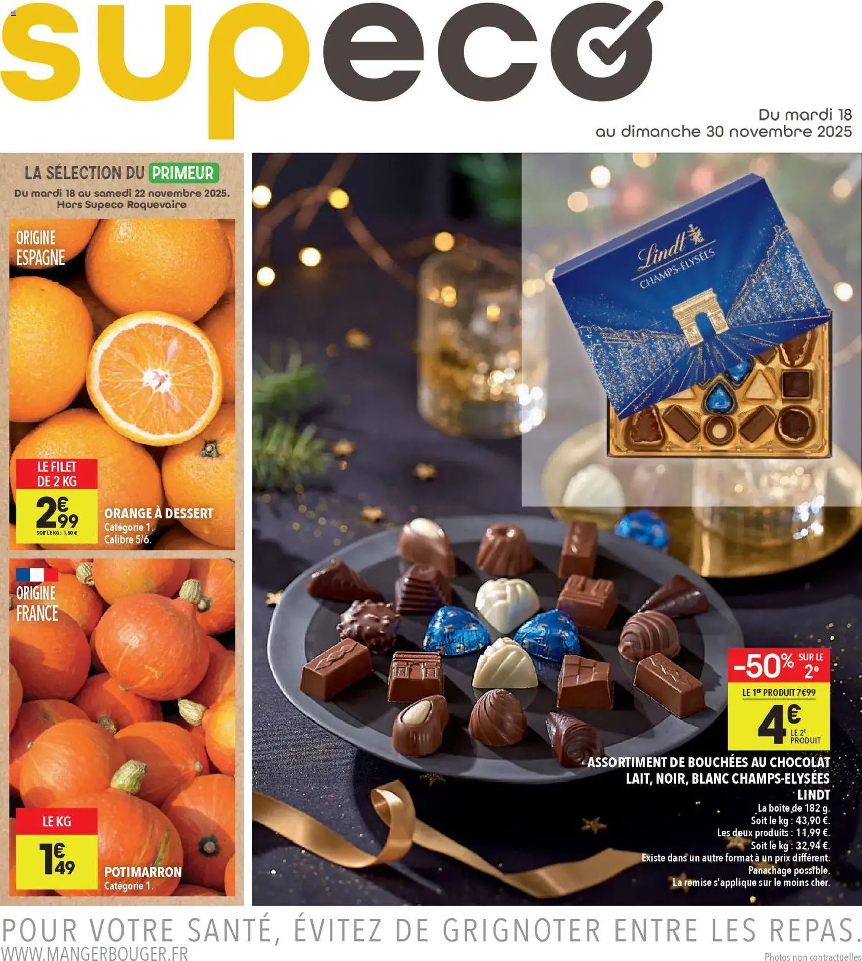 Supeco catalogue - brochure valable à partir du 18/11/2025, page 1 sur 4