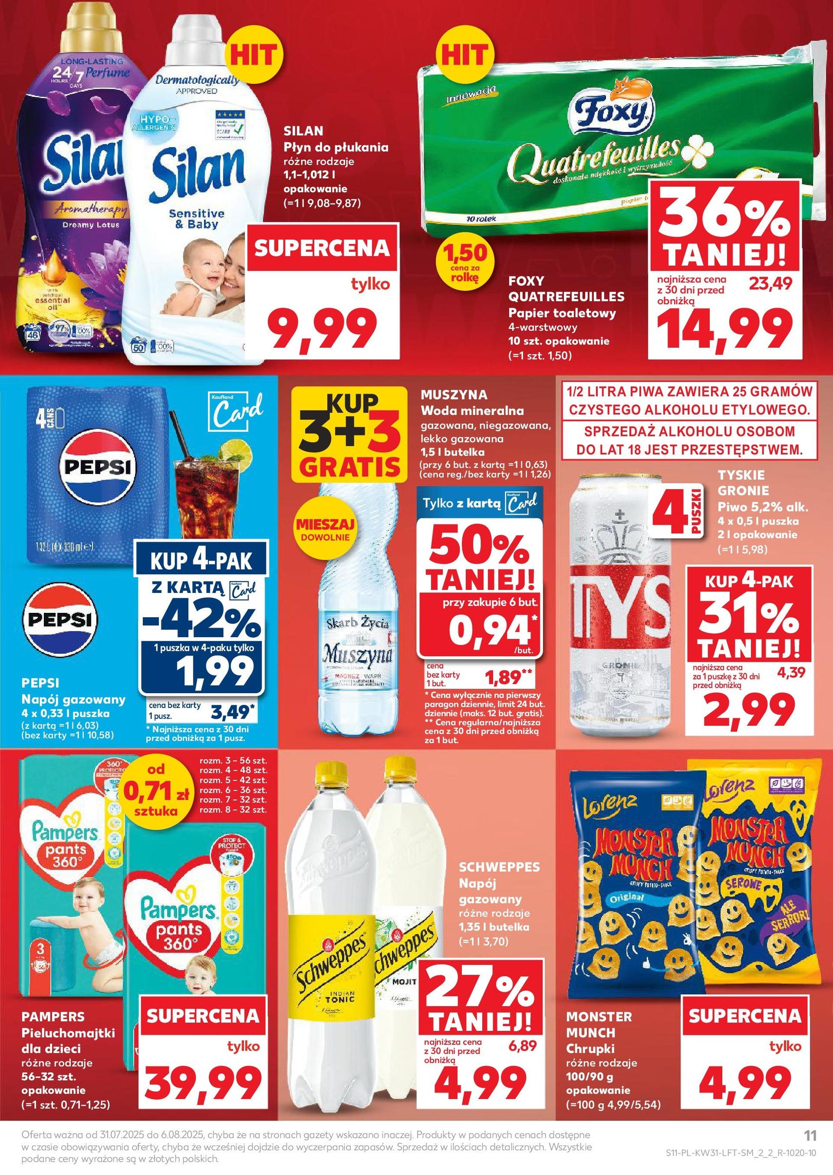 Kaufland gazetka - ważny gazetka od 31.07.2025 strona 11 z 54 Kaufland gazetka - ważny gazetka od 31.07.2025 strona 11 z 54