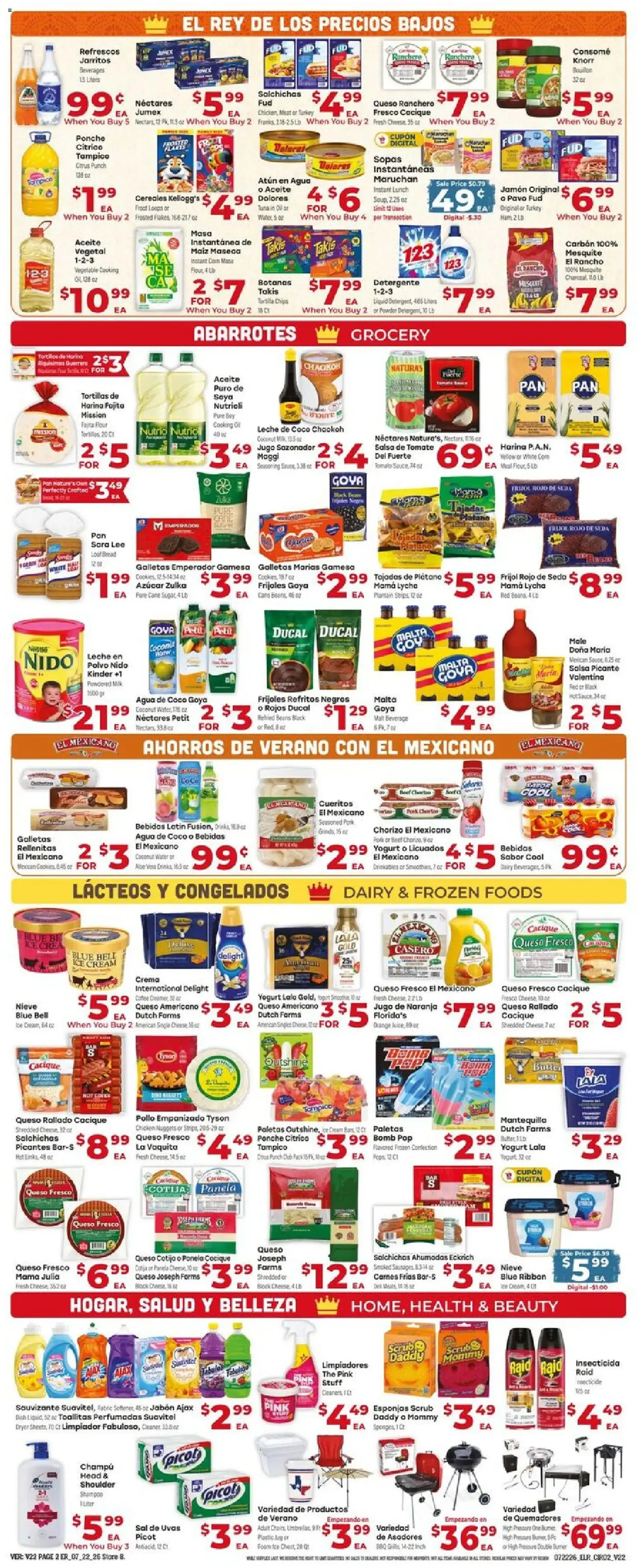 El Rancho Weekly Ad - valid flyer from 07/22/2026, page 2 of 4