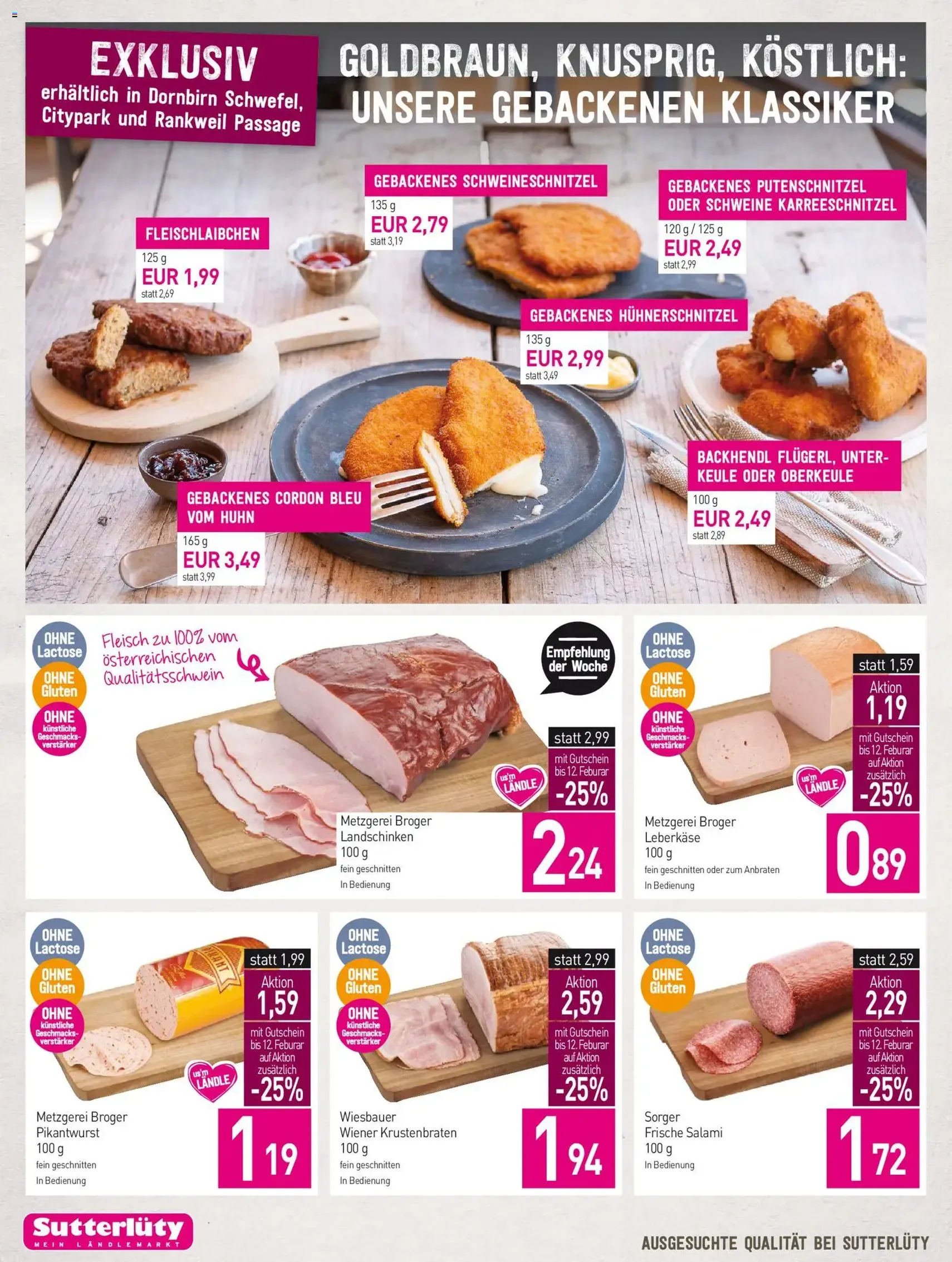 Sutterlüty Flugblatt - Gültiger Prospekt ab 05.02.2026, Seite 16 von insgesamt 20