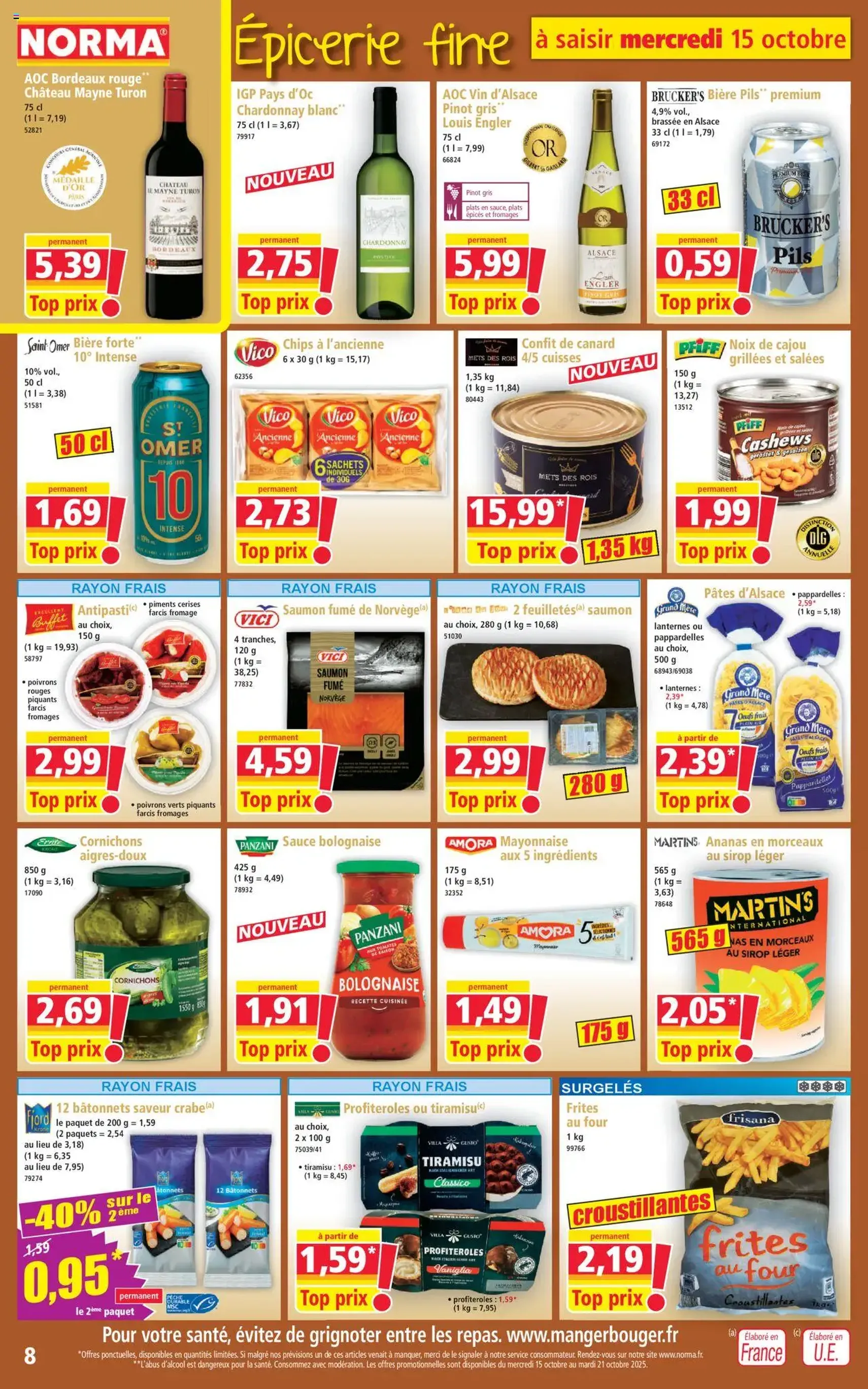 Norma catalogue - brochure valable à partir du 15/10/2025, page 8 sur 14 Norma catalogue - brochure valable à partir du 15/10/2025, page 8 sur 14