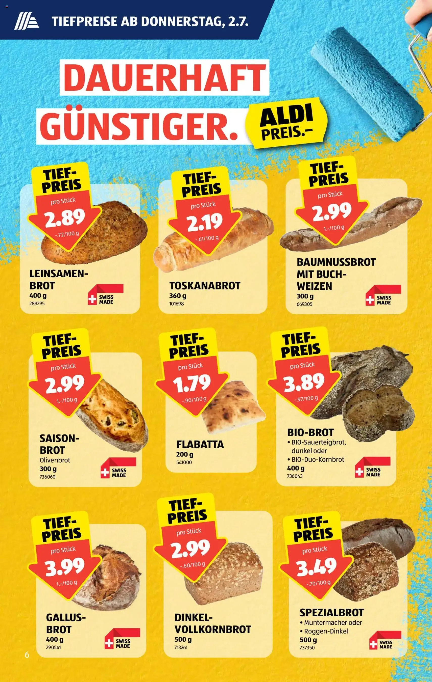 Aldi aktionen - Gültiger Prospekt ab 02.07.2026, Seite 6 von insgesamt 40