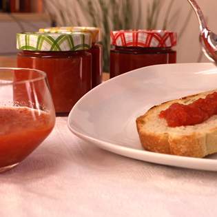 Recipe preview Sugar-free homemade Tomato jam recipe