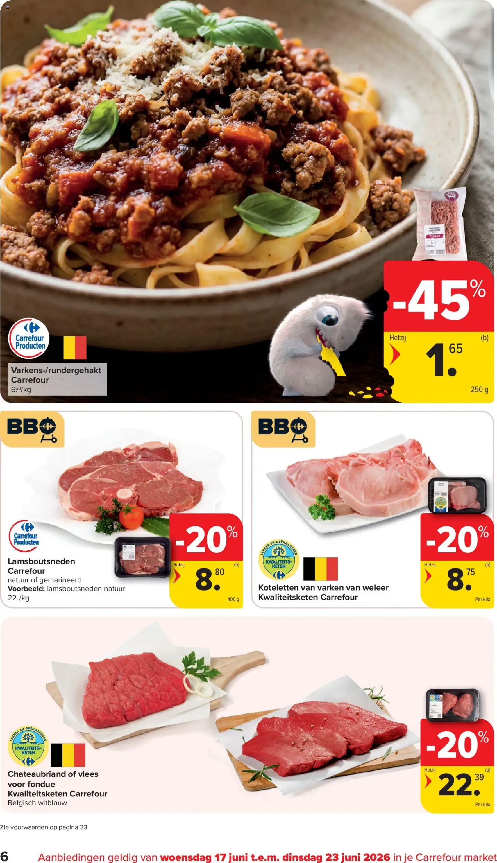Carrefour market Folder week 25 - geldige folder vanaf 17/06/2026 pagina 6 van 24