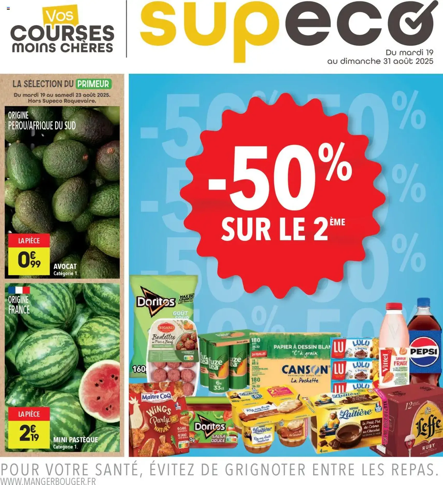 Supeco catalogue - brochure valable à partir du 19/08/2025, page 1 sur 4