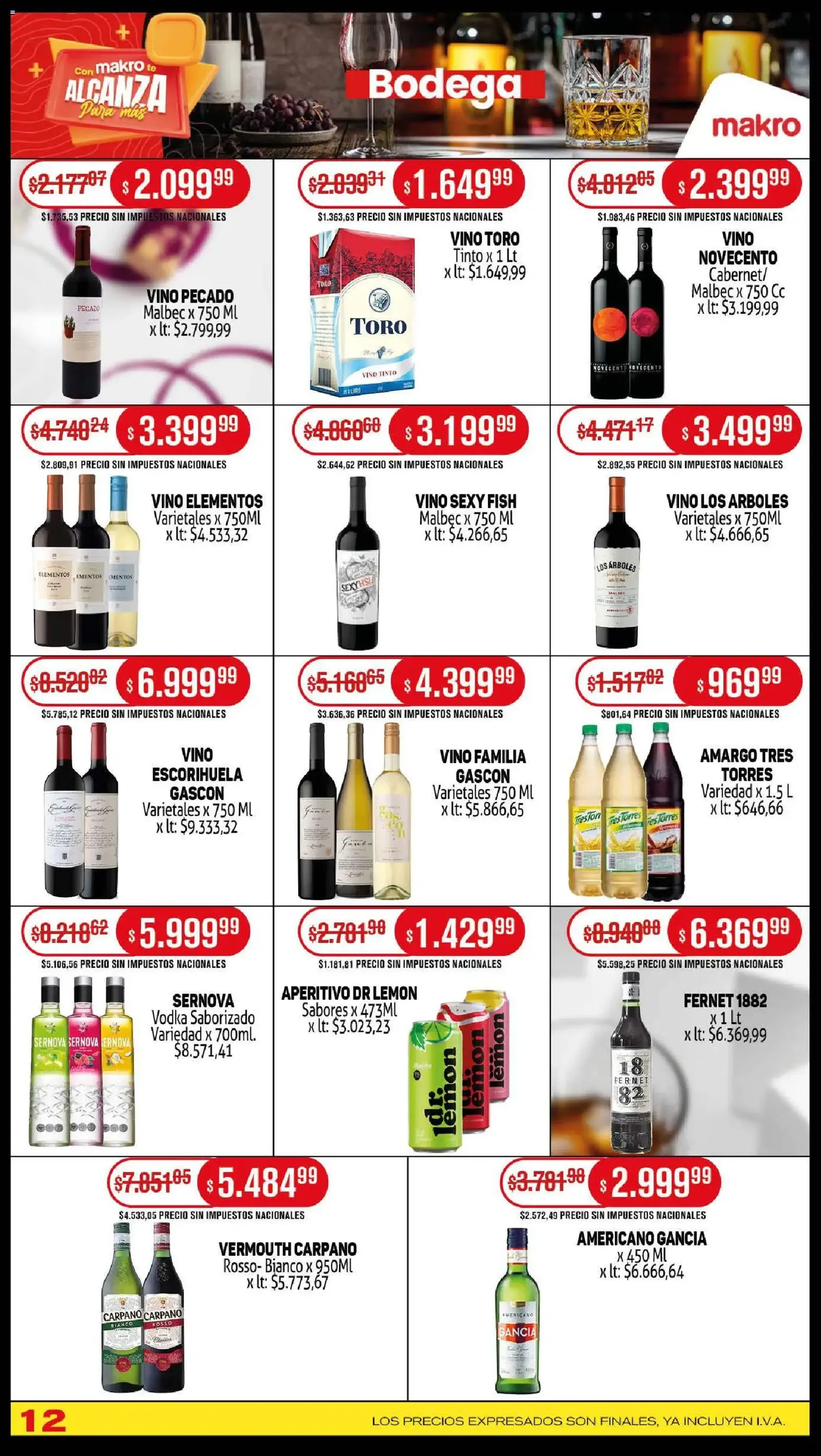 Makro ofertas - folleto válido desde 23/10/2025 página 12 de 15 Makro ofertas - folleto válido desde 23/10/2025 página 12 de 15