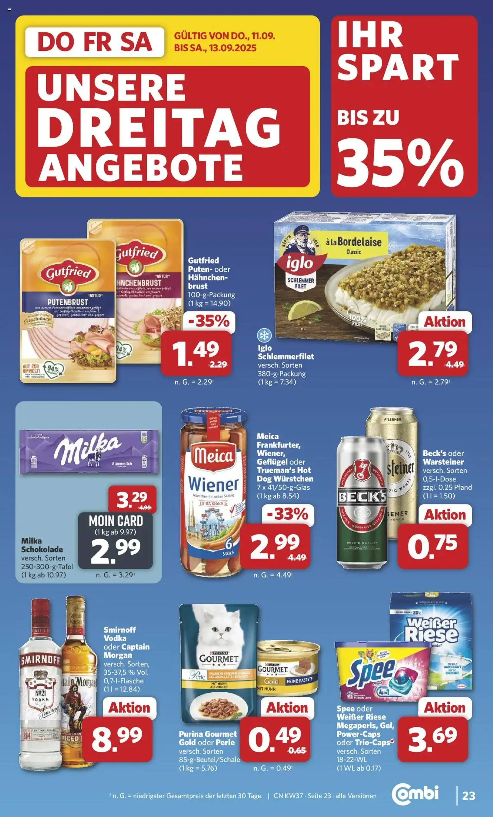 Combi Prospekt - Gültiger Prospekt ab 08.09.2025, Seite 33 von insgesamt 36 Combi Prospekt - Gültiger Prospekt ab 08.09.2025, Seite 33 von insgesamt 36
