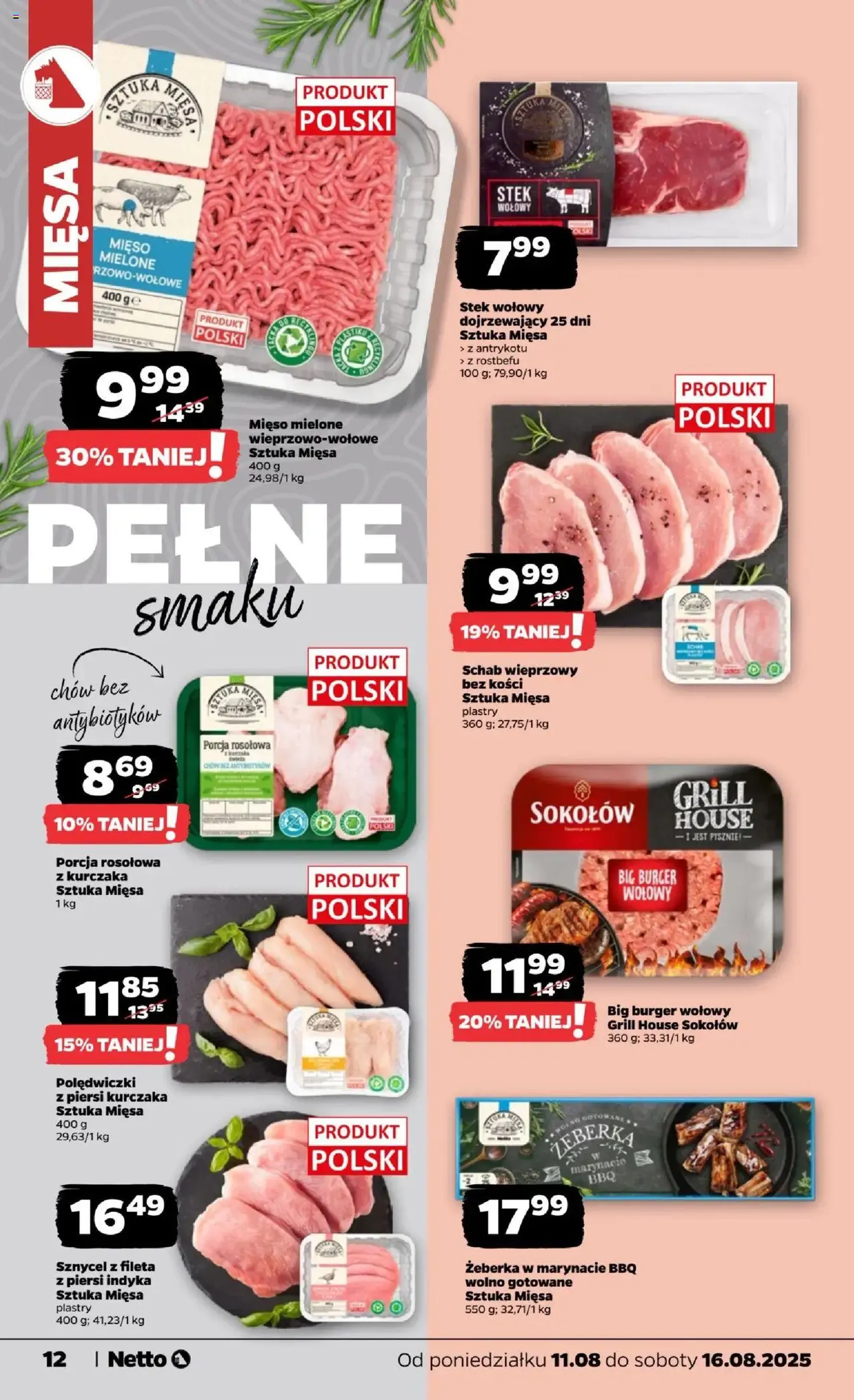 Netto gazetka - Spożywcza - ważny gazetka od 11.08.2025 strona 12 z 29 Netto gazetka - Spożywcza - ważny gazetka od 11.08.2025 strona 12 z 29